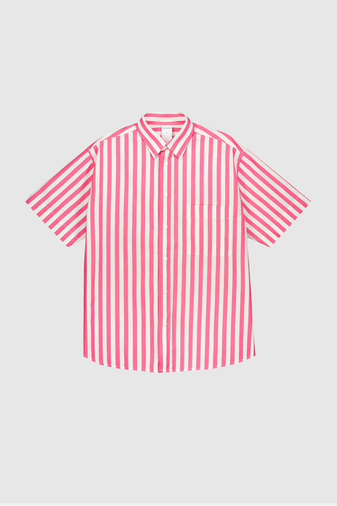 Kowtow - Shirt 02 - Fuchsia Stripe