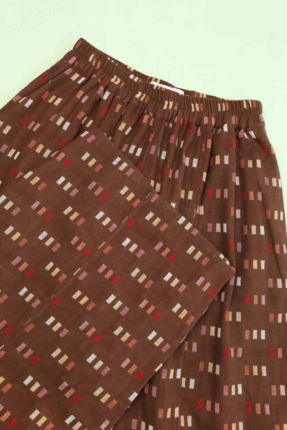 L.F. Markey - Grant Trouser - Chocolate Jacquard