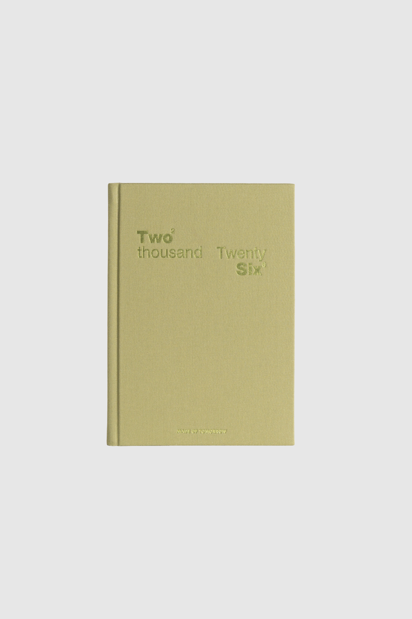 Made of Tomorrow - 2026 A5 Weekly Diary - Classic - Matcha