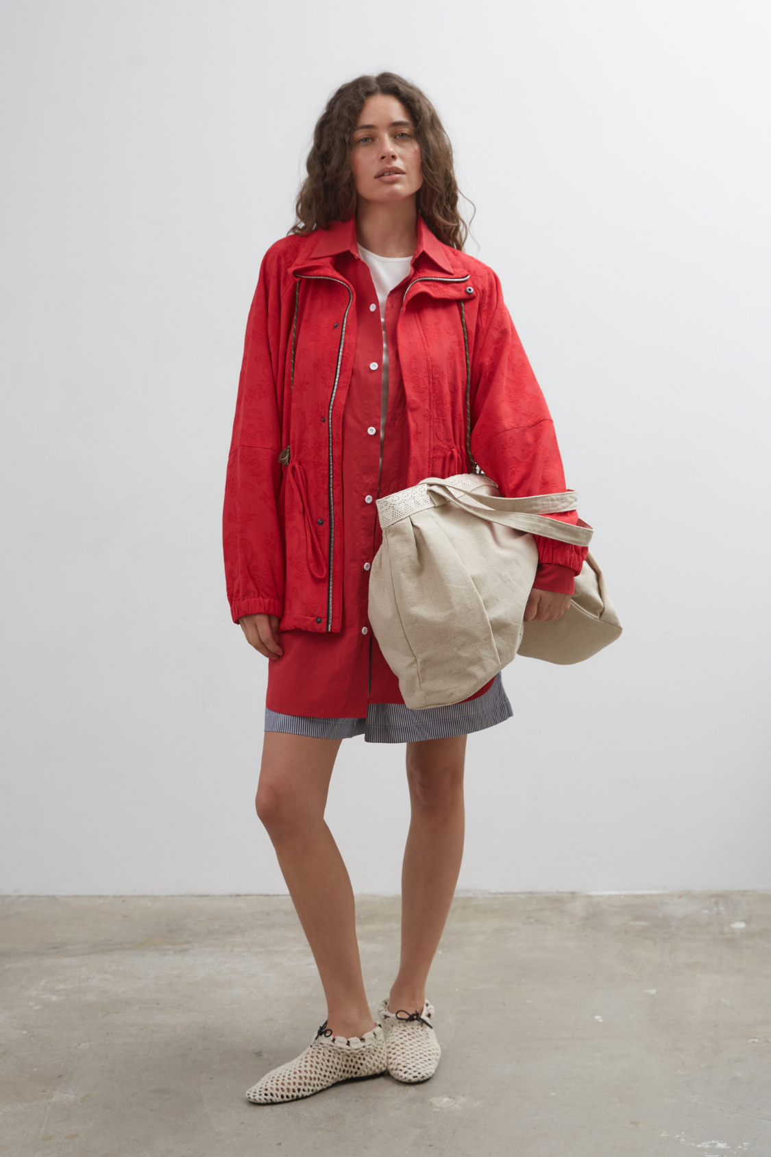 Commonplace - Wayfinder Pull In Jacket - Red