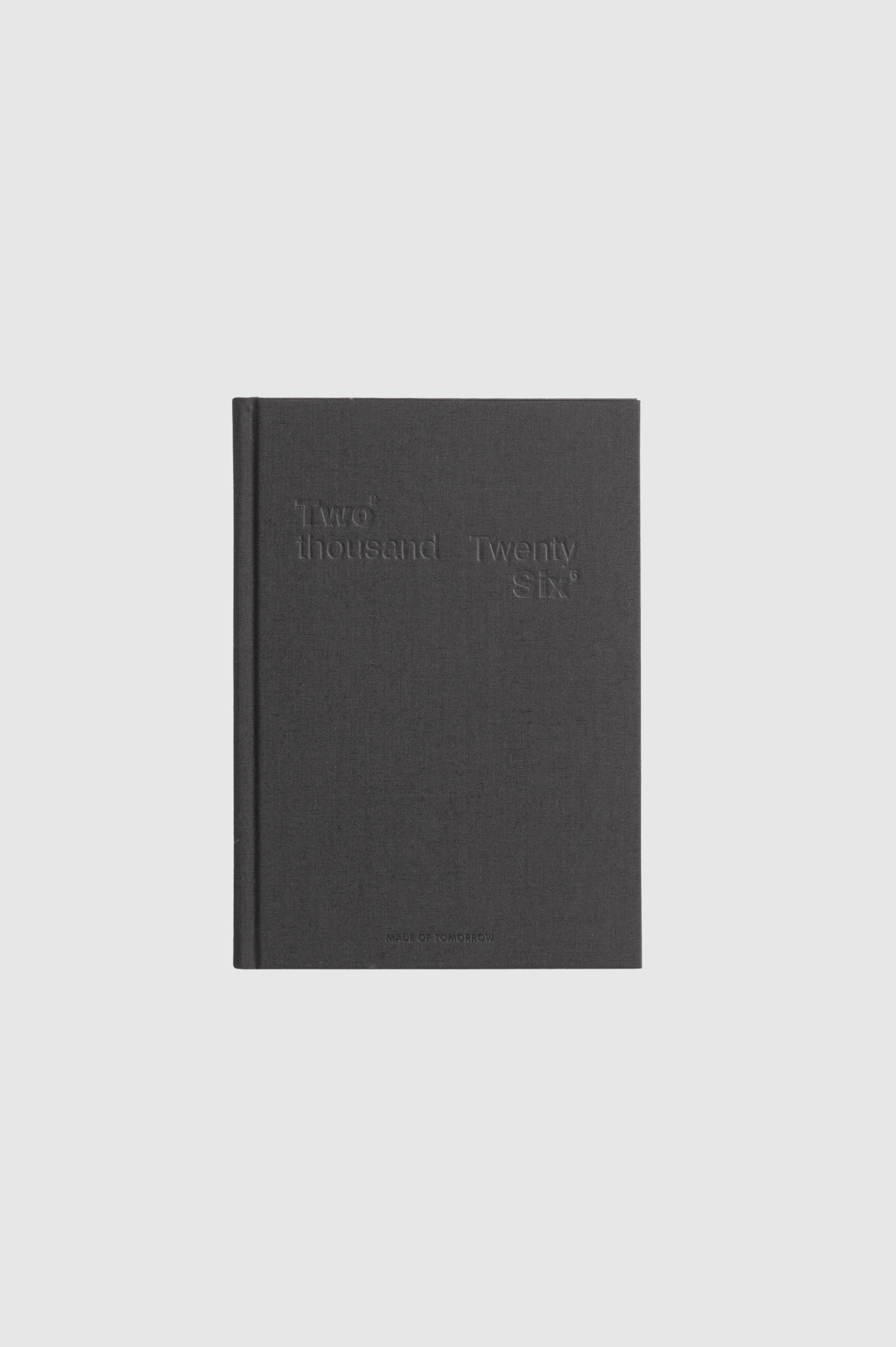 Made of Tomorrow - 2026 A5 Weekly Diary - Classic - Liquorice