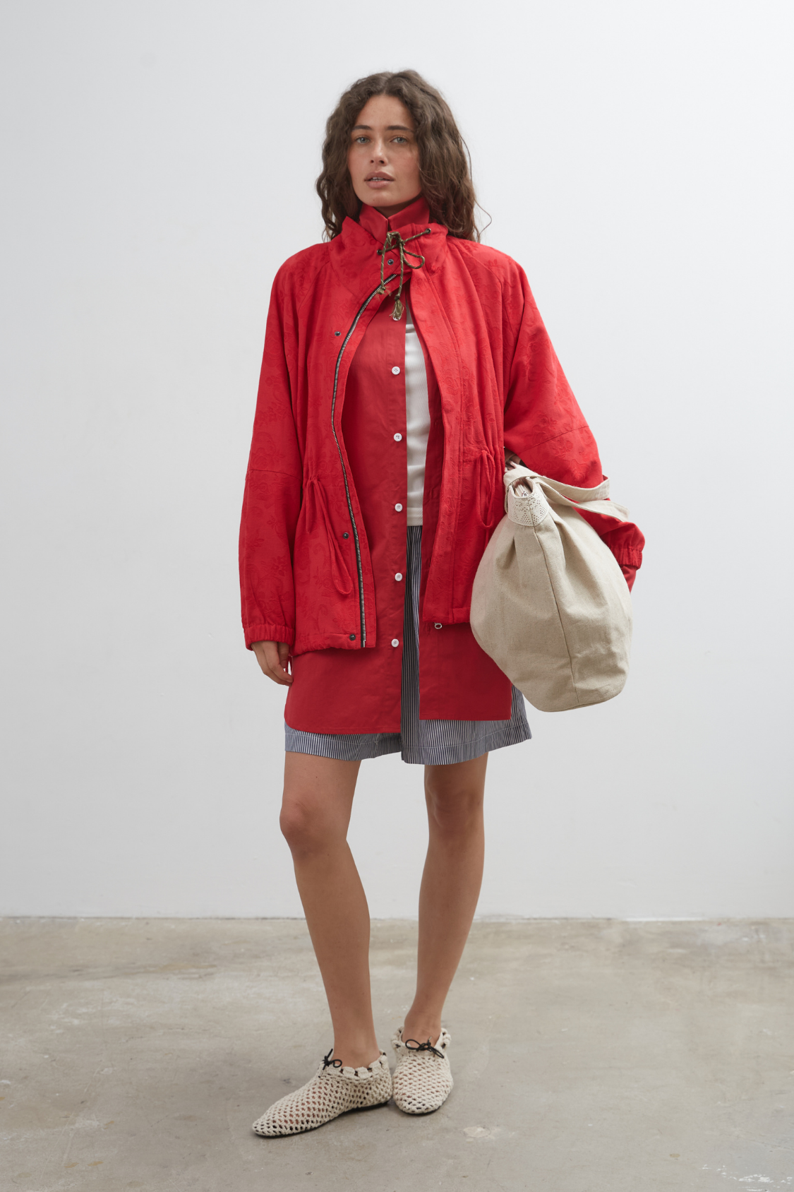 Commonplace - Wayfinder Pull In Jacket - Red