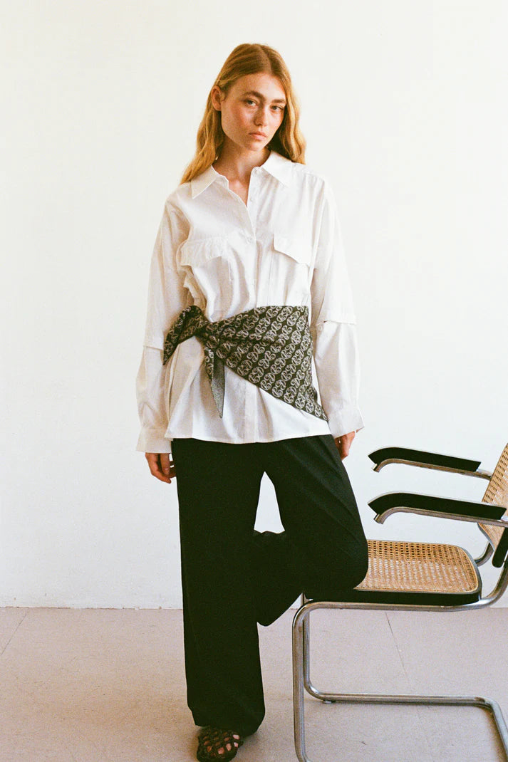 Commonplace Essentials - Pleated Front Trouser - Black