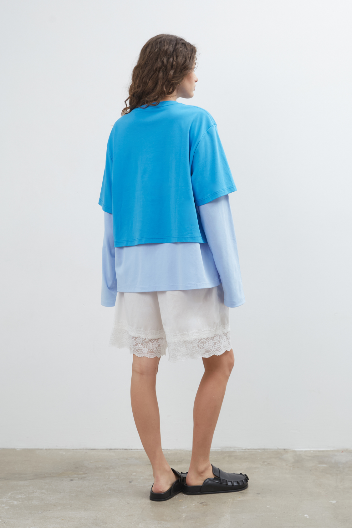 Commonplace - Blue Crush LS Tee - Bright Blue