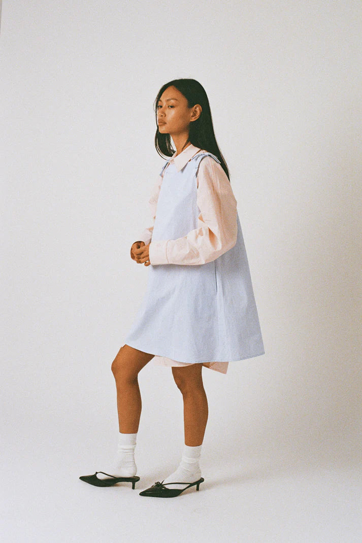 Commonplace - Margie Pinny Dress - Baby Blue
