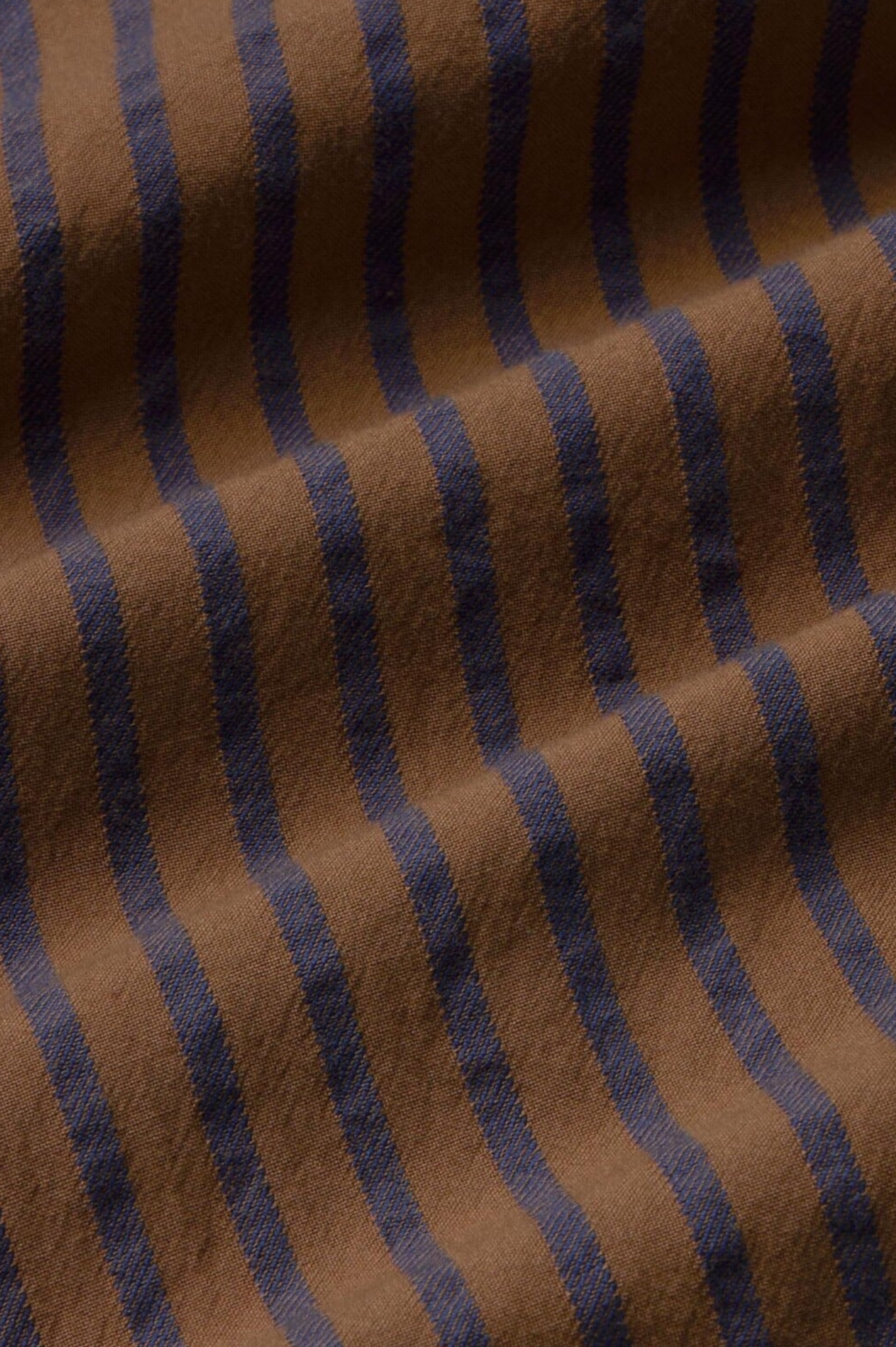Thinking Mu - Lenie Blouse - Brown Stripe