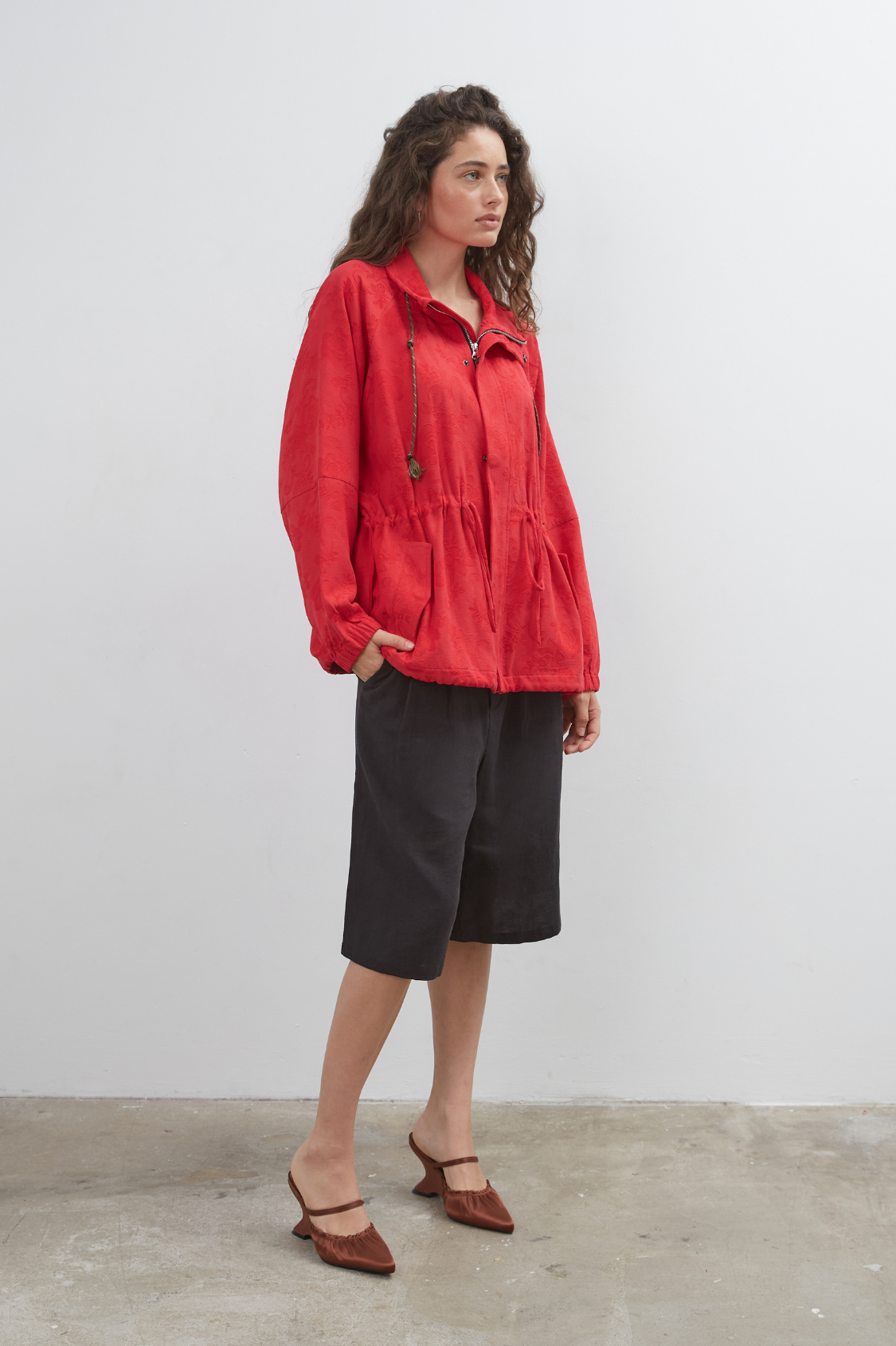 Commonplace - Wayfinder Pull In Jacket - Red