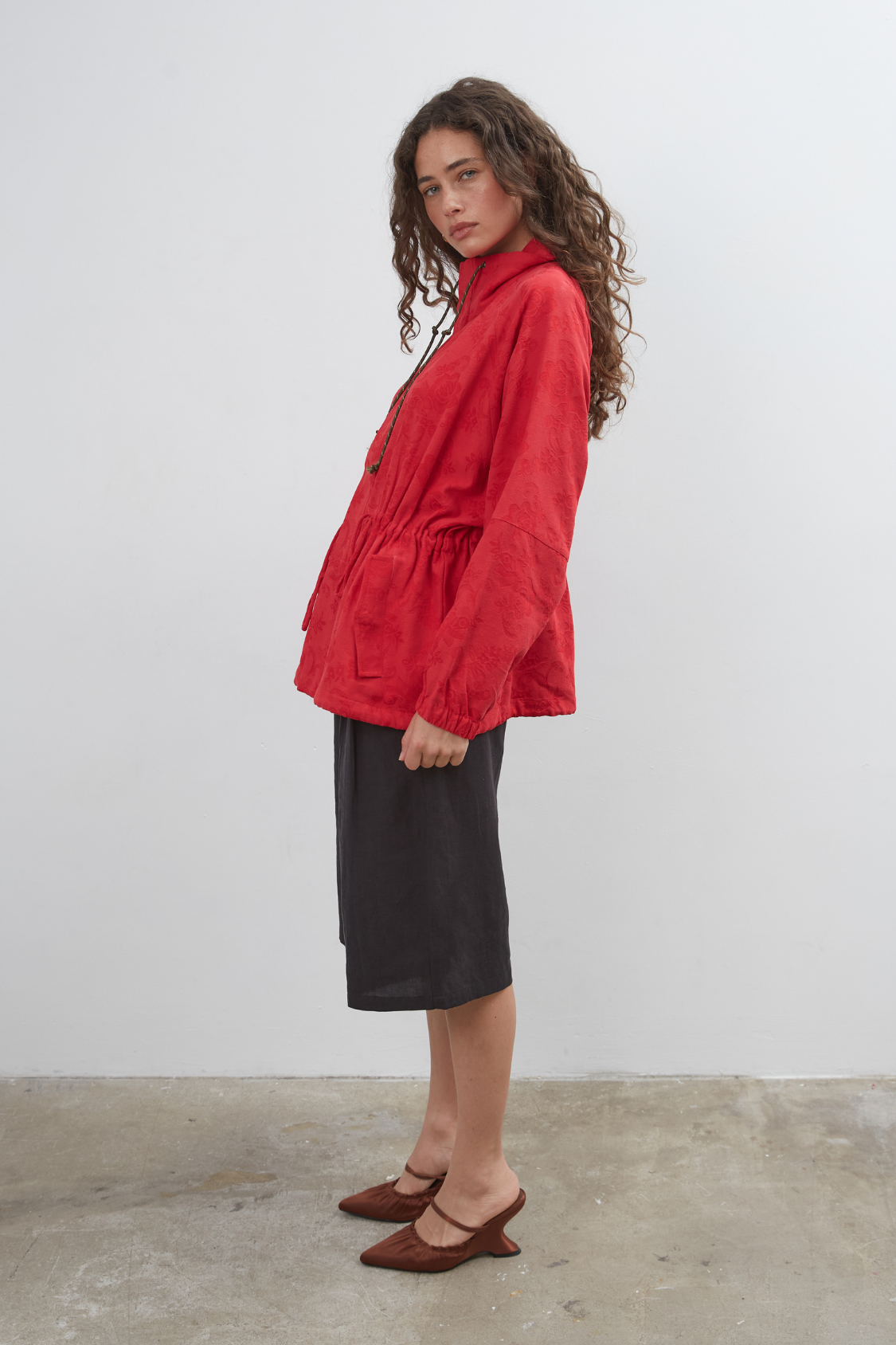 Commonplace - Wayfinder Pull In Jacket - Red
