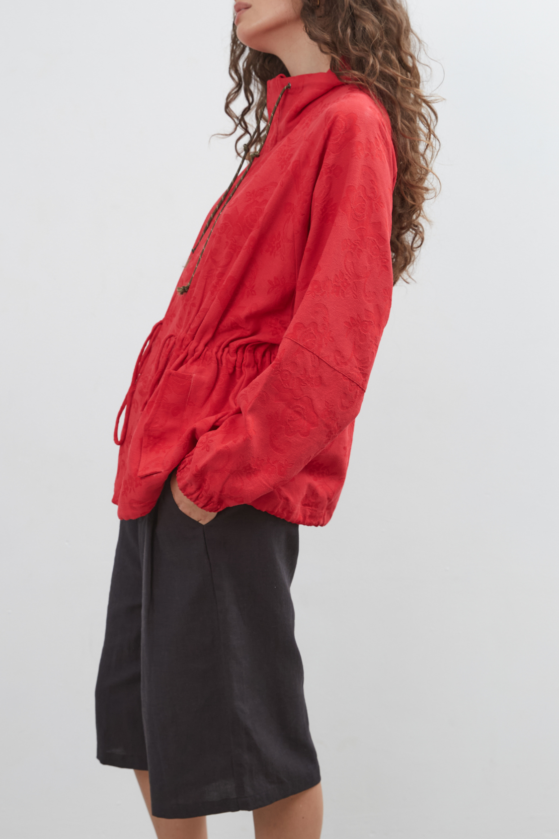 Commonplace - Wayfinder Pull In Jacket - Red