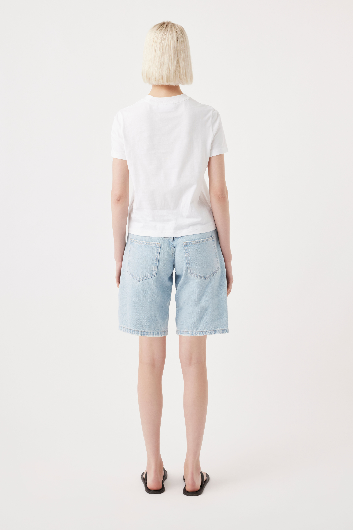 Outland Denim - Harry High Relaxed Short - Serenity