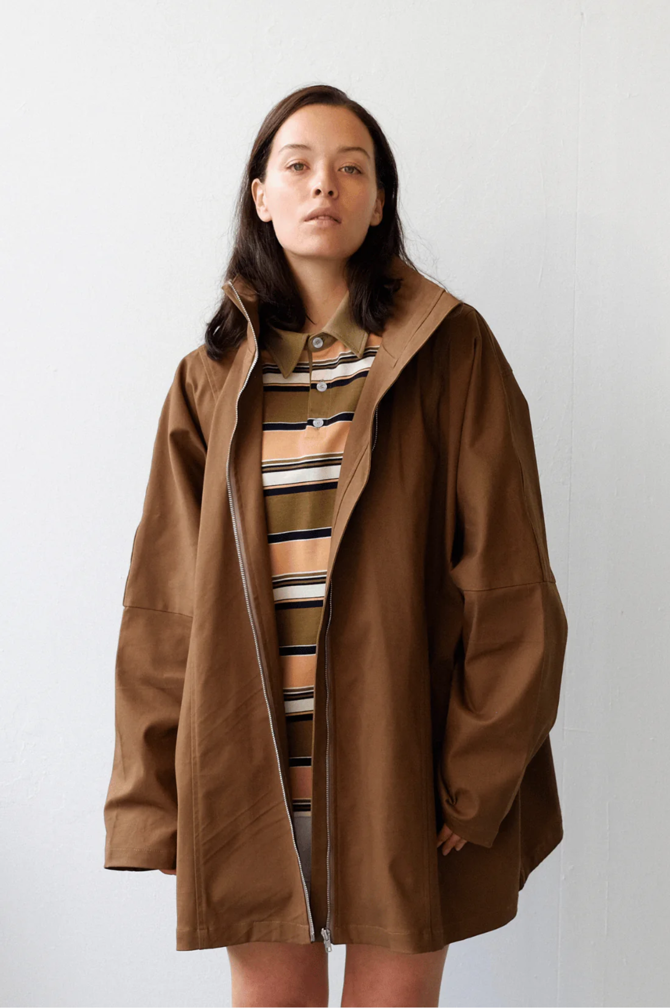 Commonplace - City Twill Jacket - Coffee