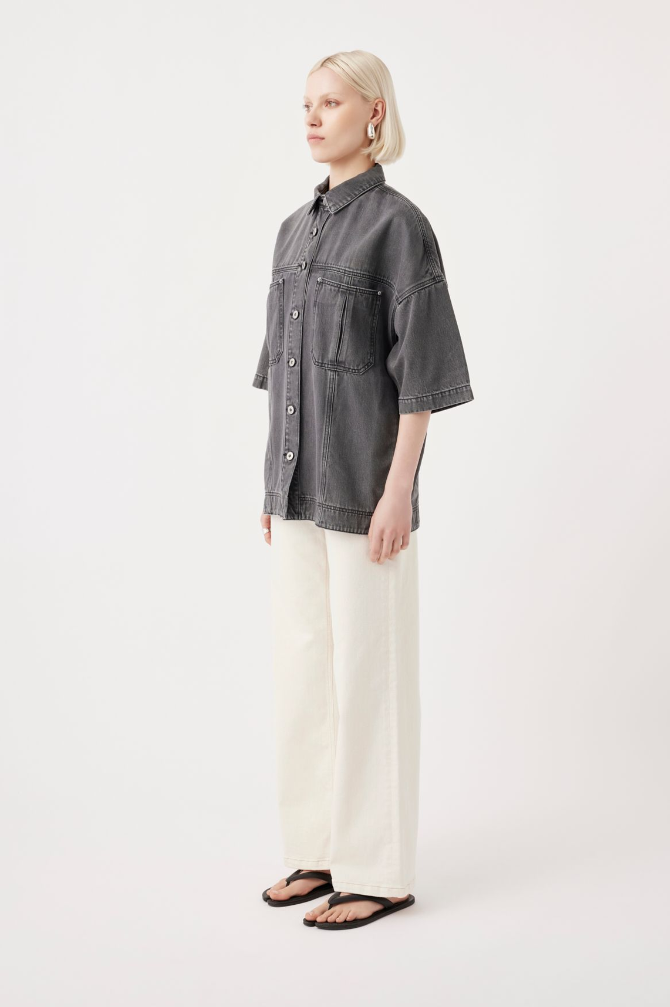 Outland Denim - Lulu SS Shirt - Mercury