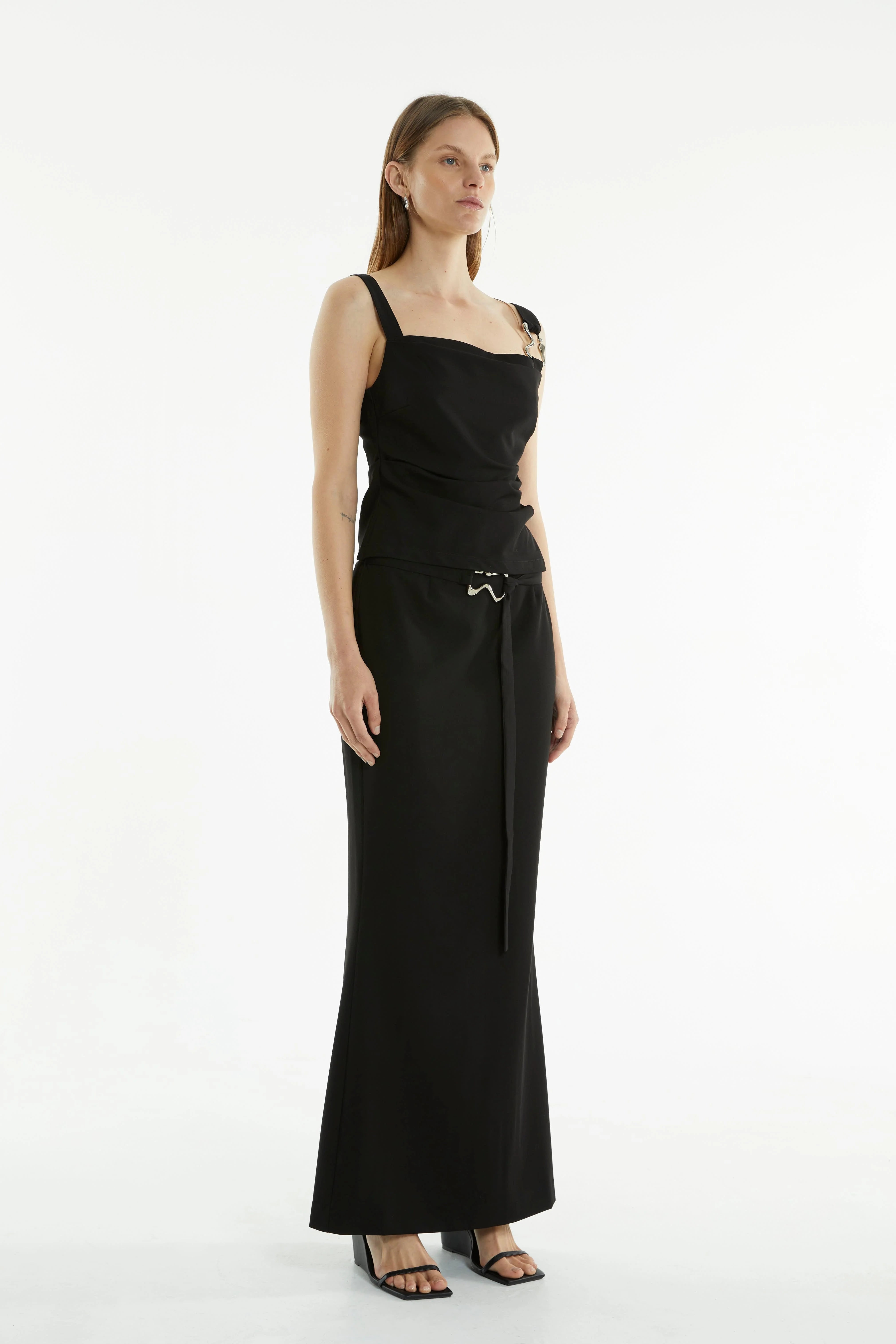 Third Form - Paradigm Tucked Camisole - Black