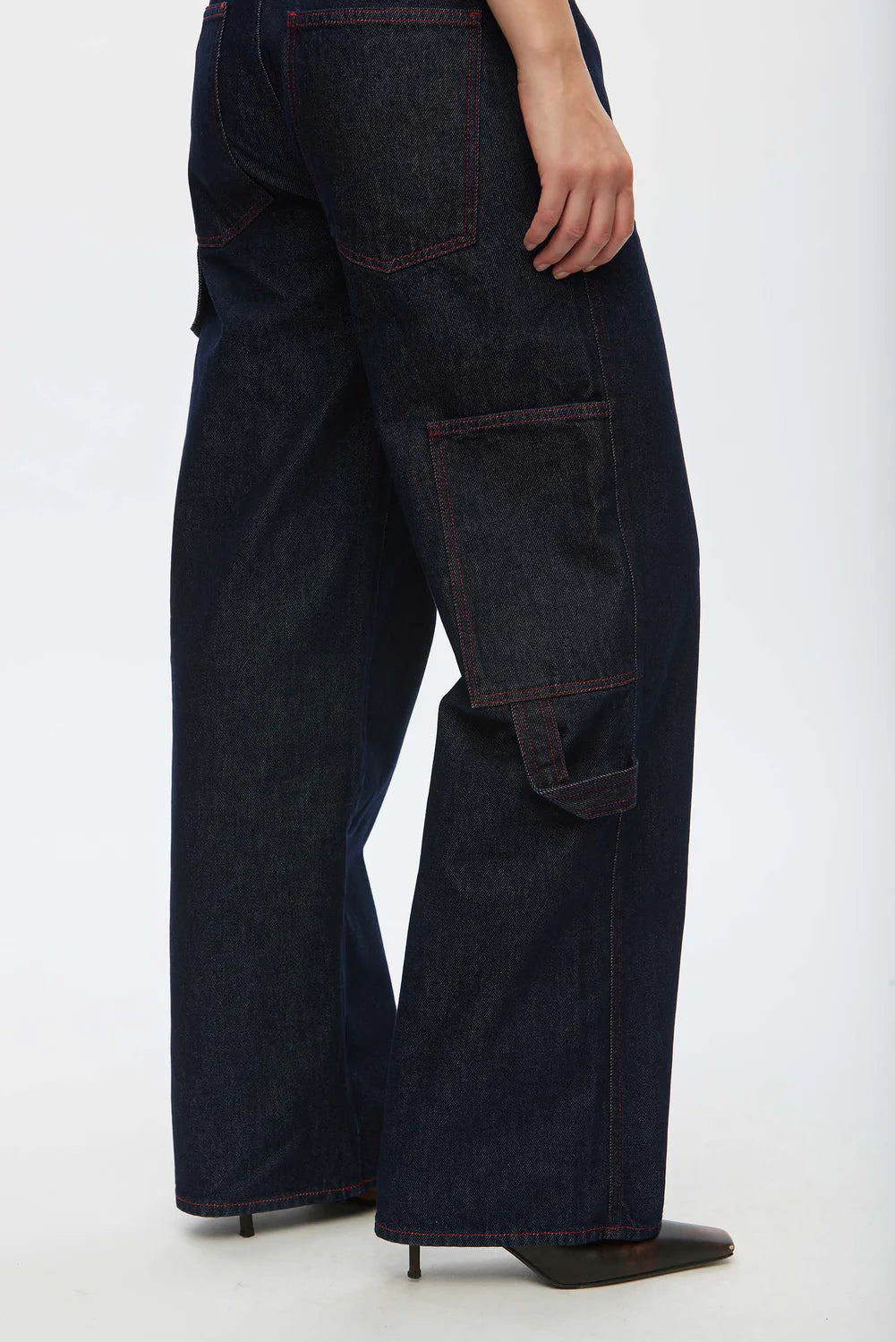 Oval Square - Player Jeans - 0103 Raw Red Stitch