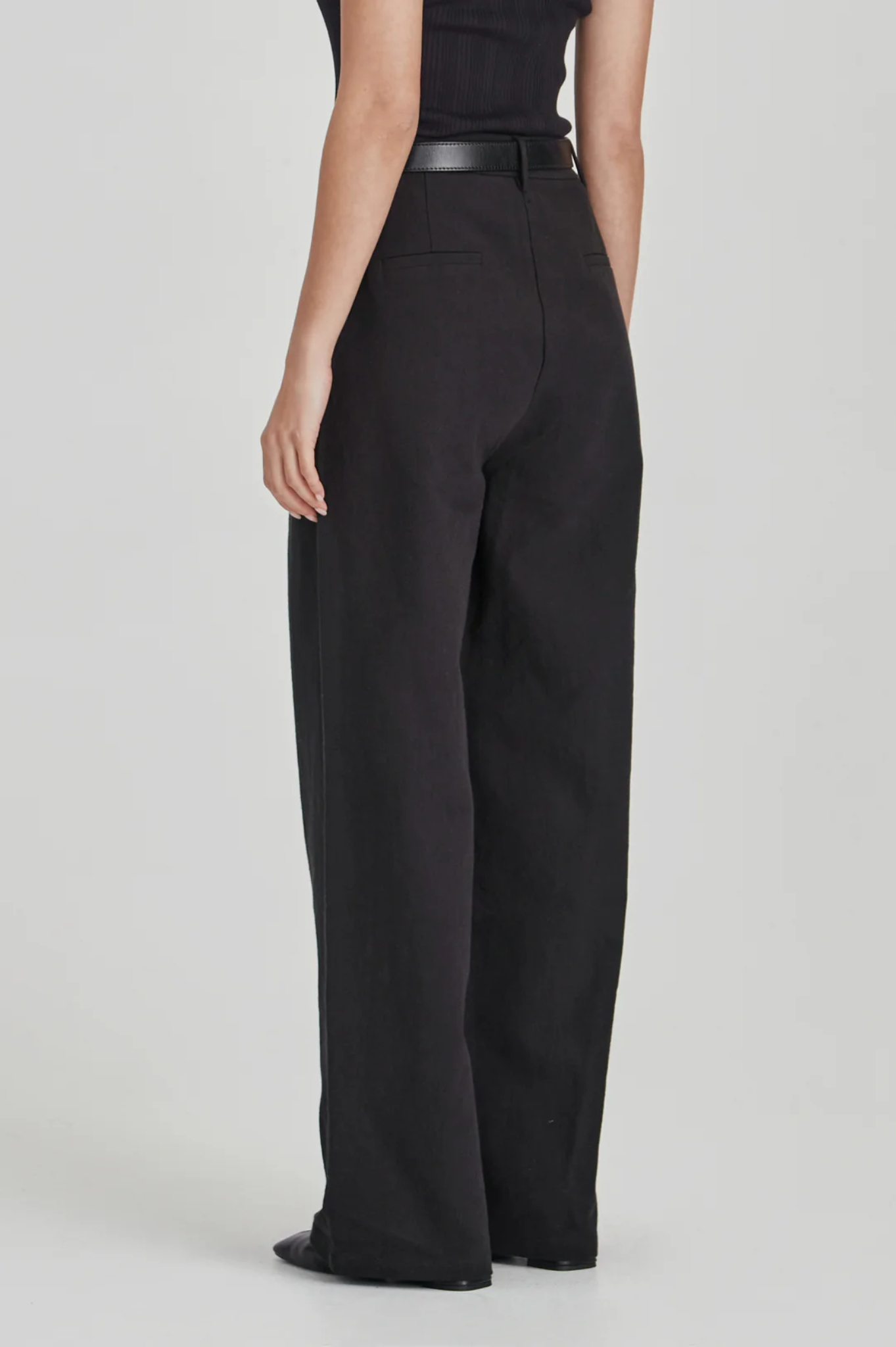 Commoners - Linen Blend Trouser - Black