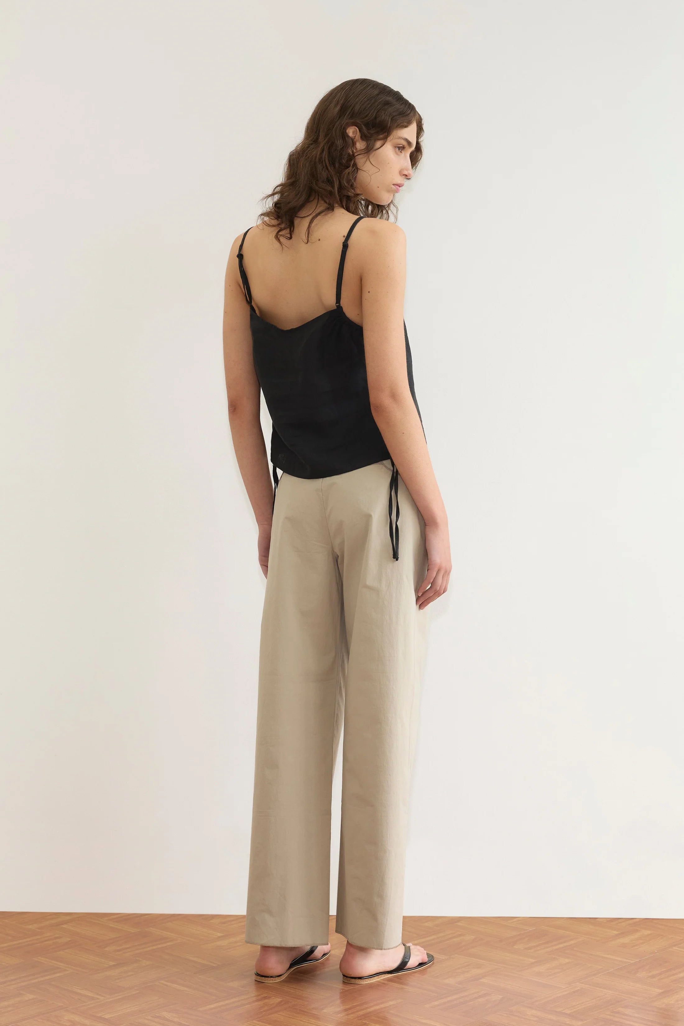 Deiji Studios - V Neck Cami - Black