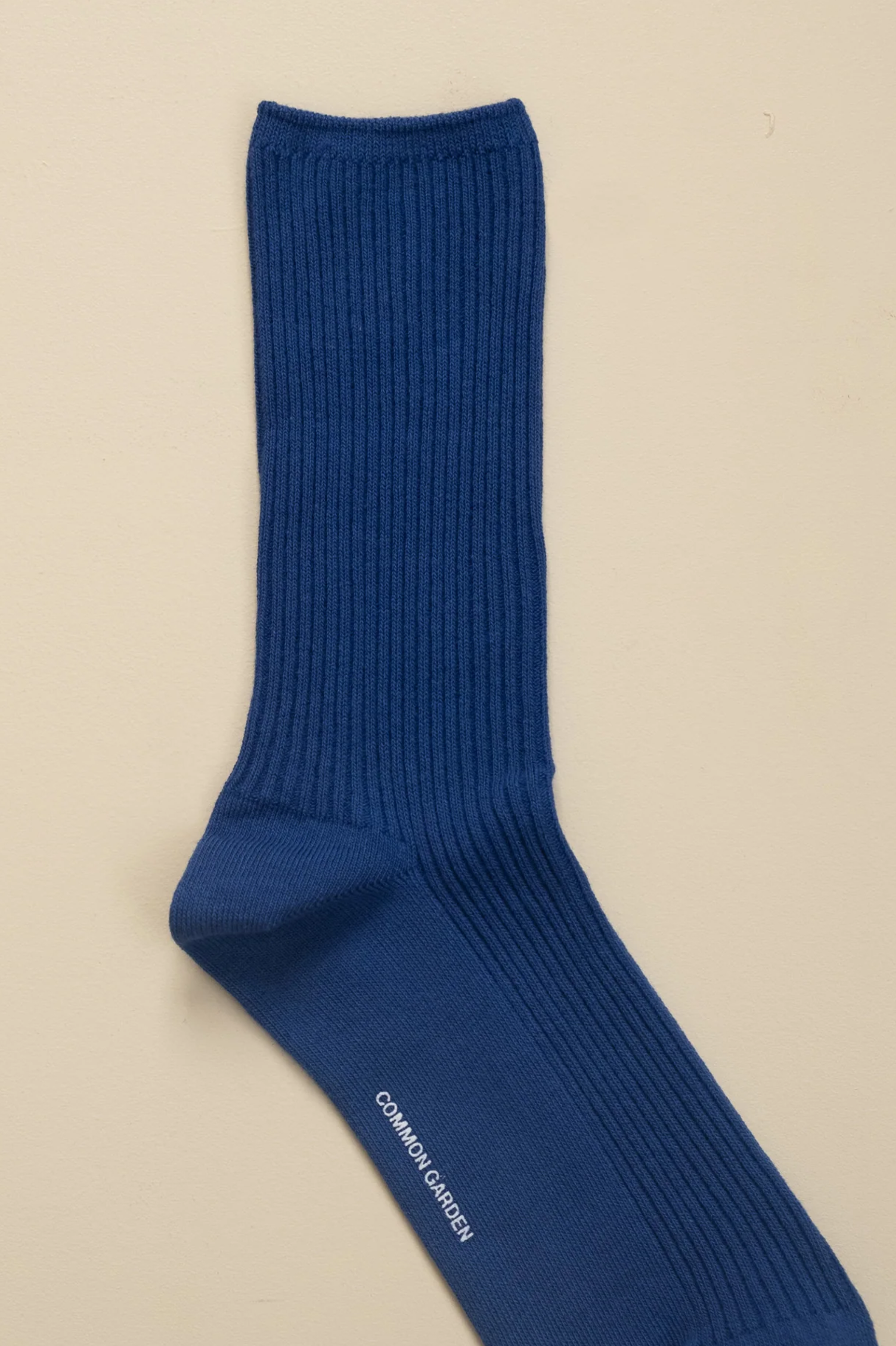 Common Garden - Ribbed Cotton Socks - French Blue