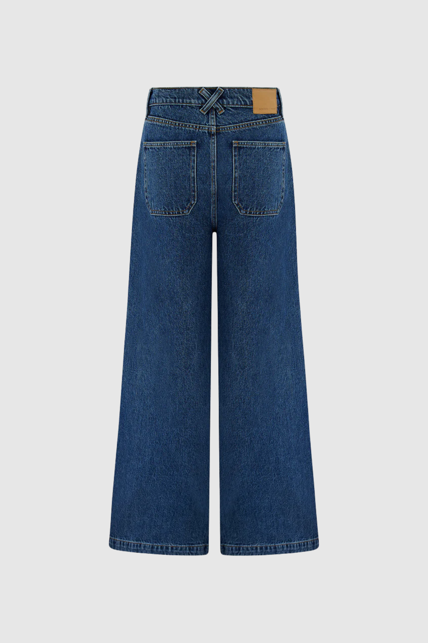 Seventy + Mochi - Bay Wide Leg Jean Two Tone - Phoenix