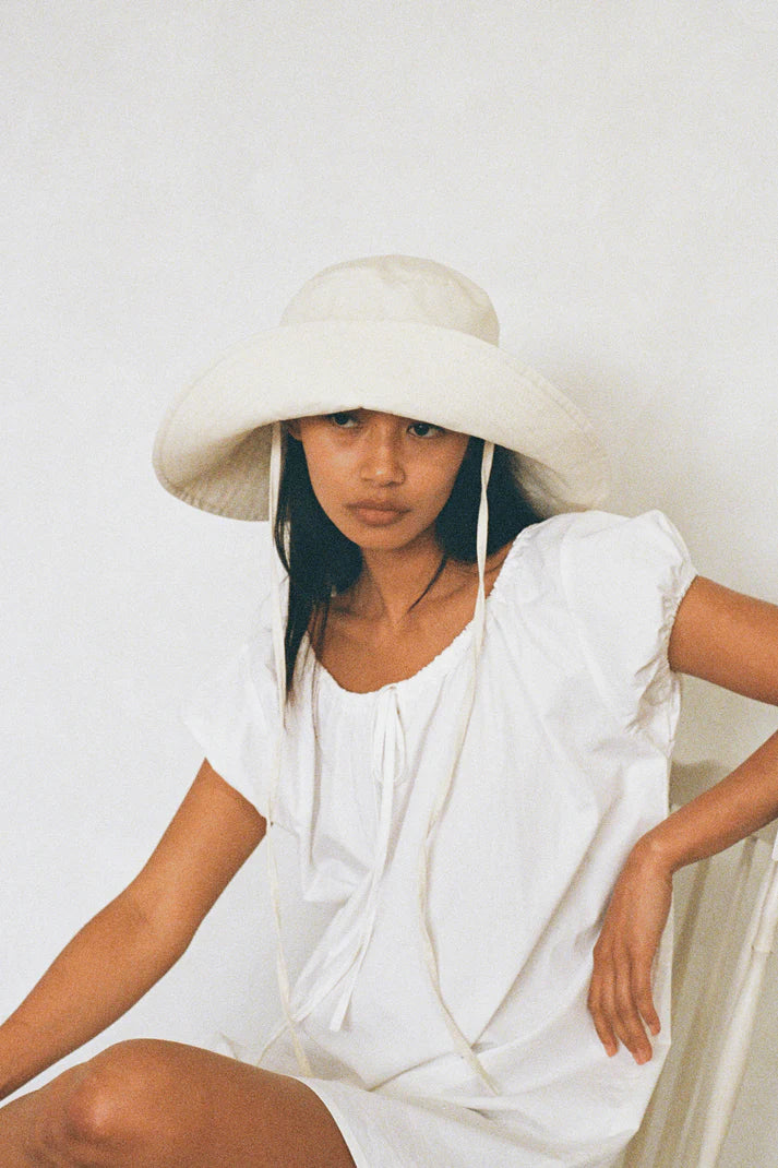 Commonplace - Garden Shed Dress - White