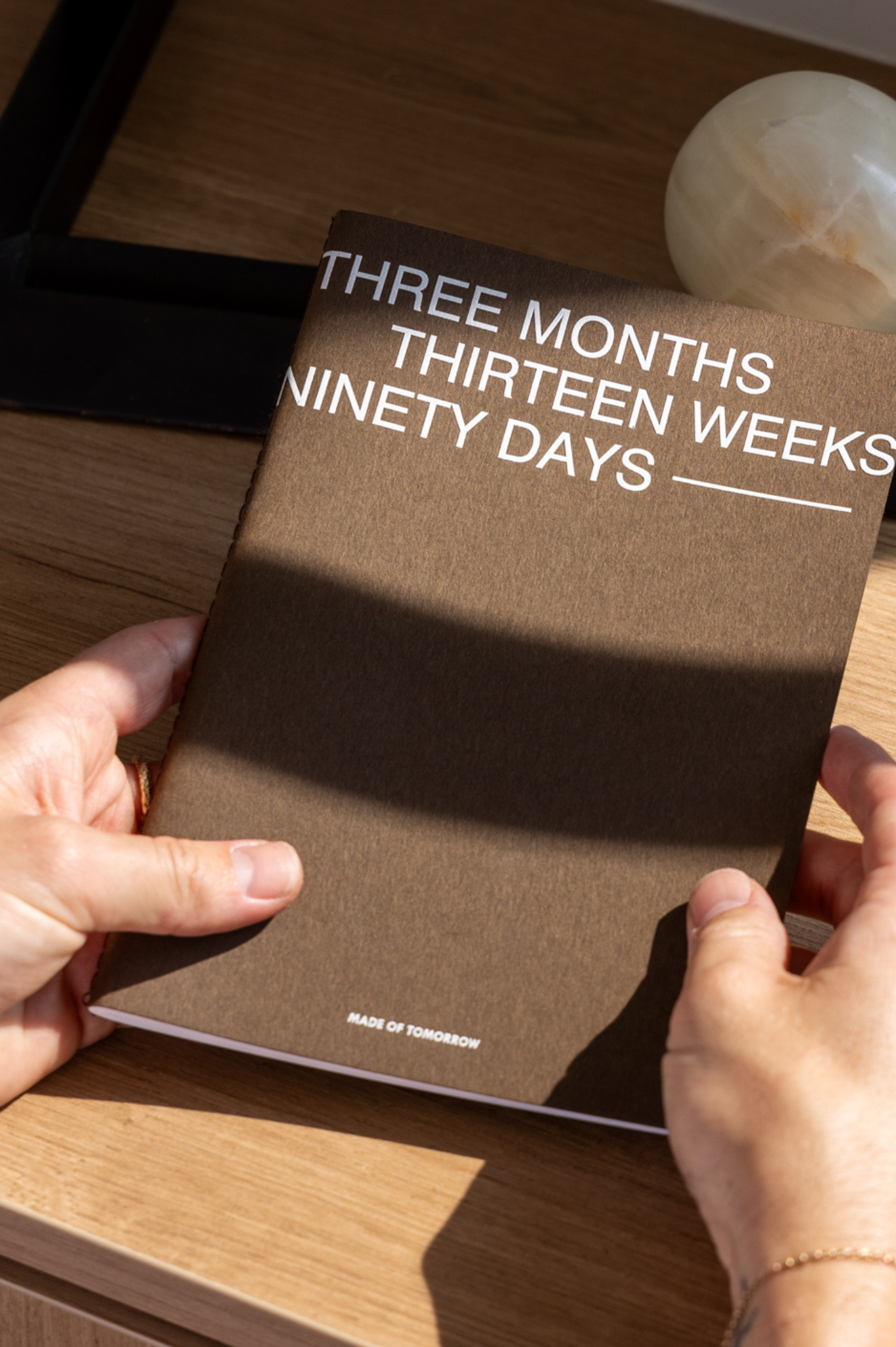 Made of Tomorrow - Three Monthly Planner - Umber