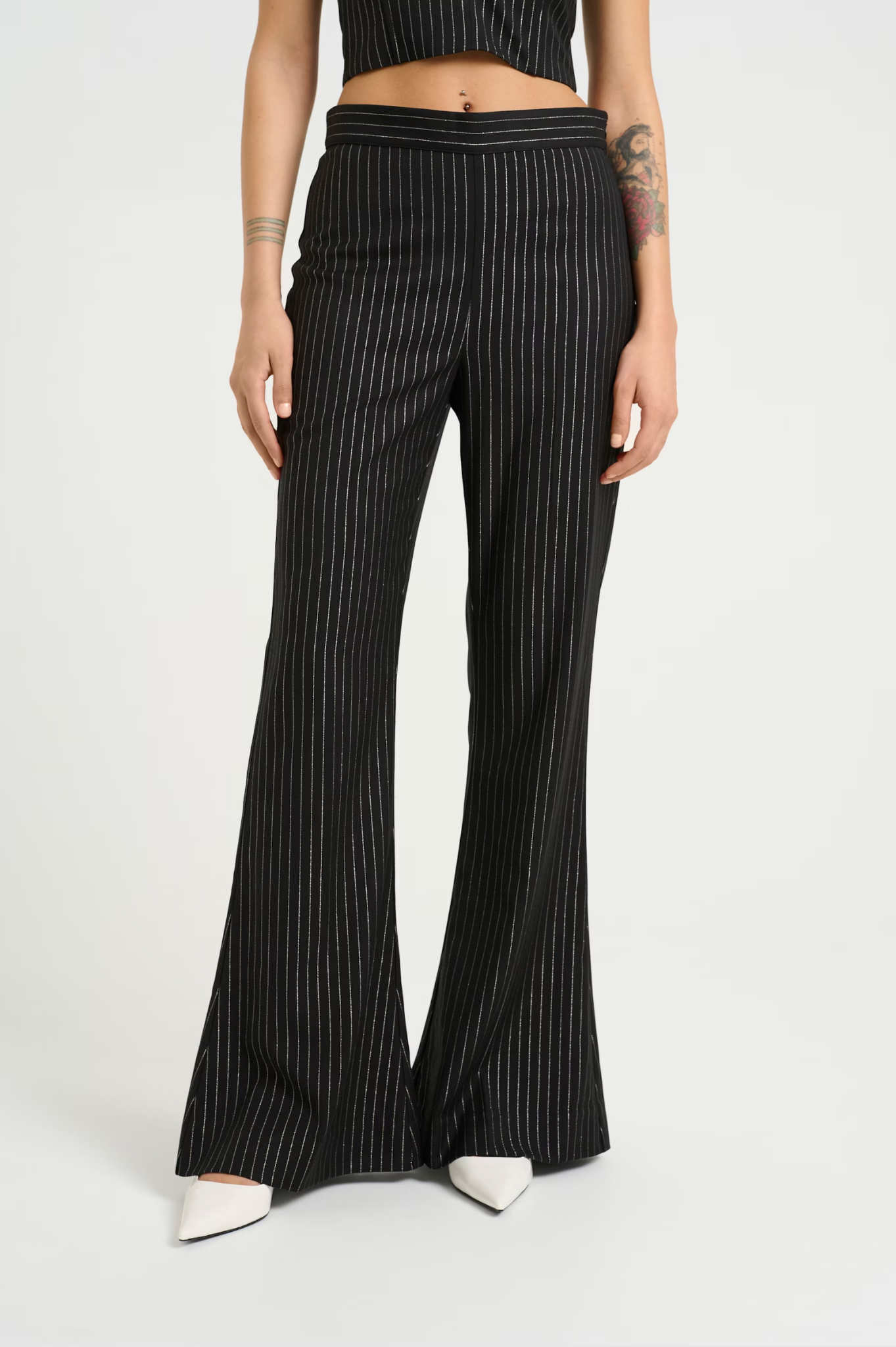 Gestuz - CaylinaGZ Trousers - Black Pinstripe