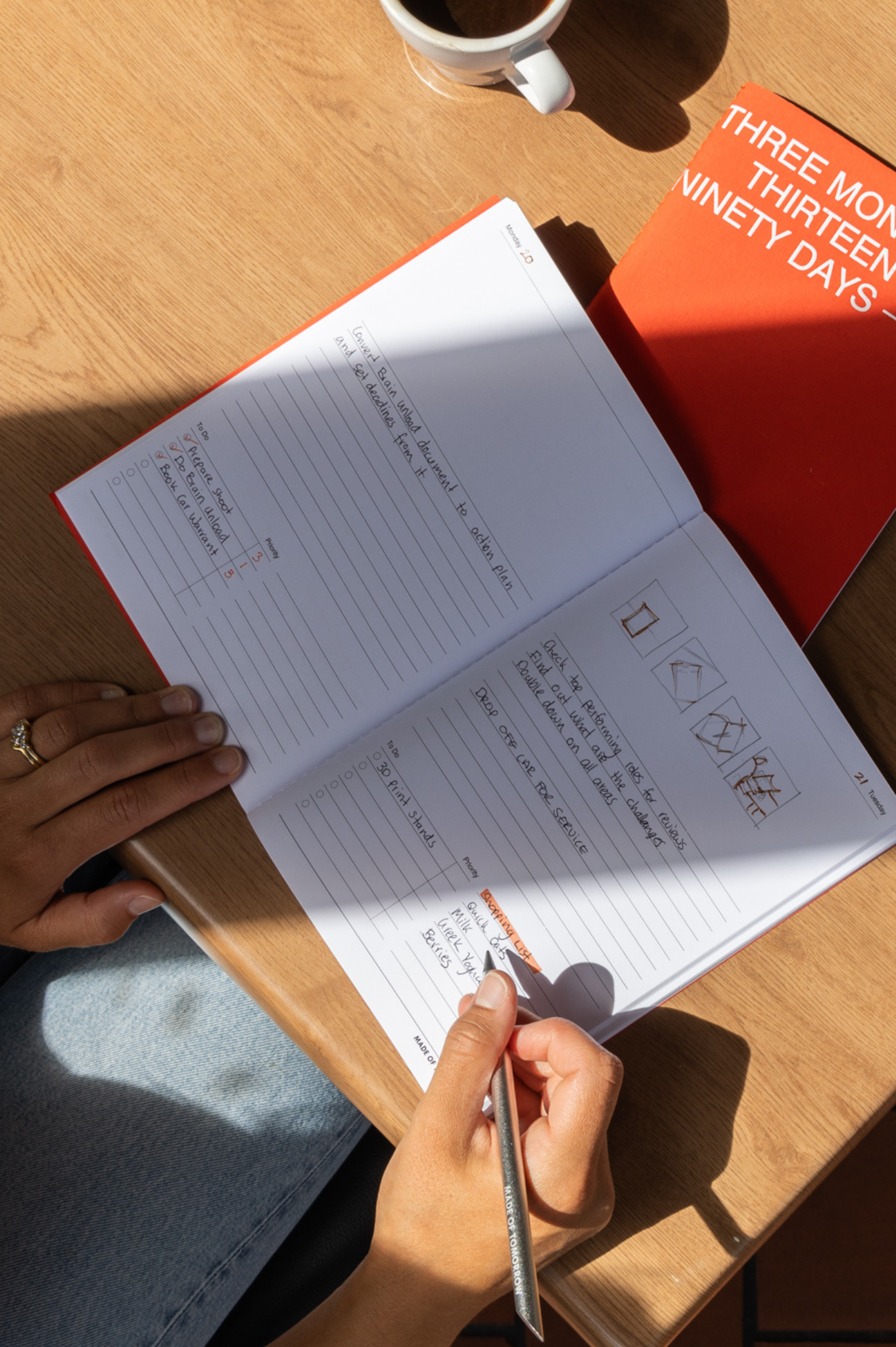 Made of Tomorrow - Three Monthly Planner - Guava