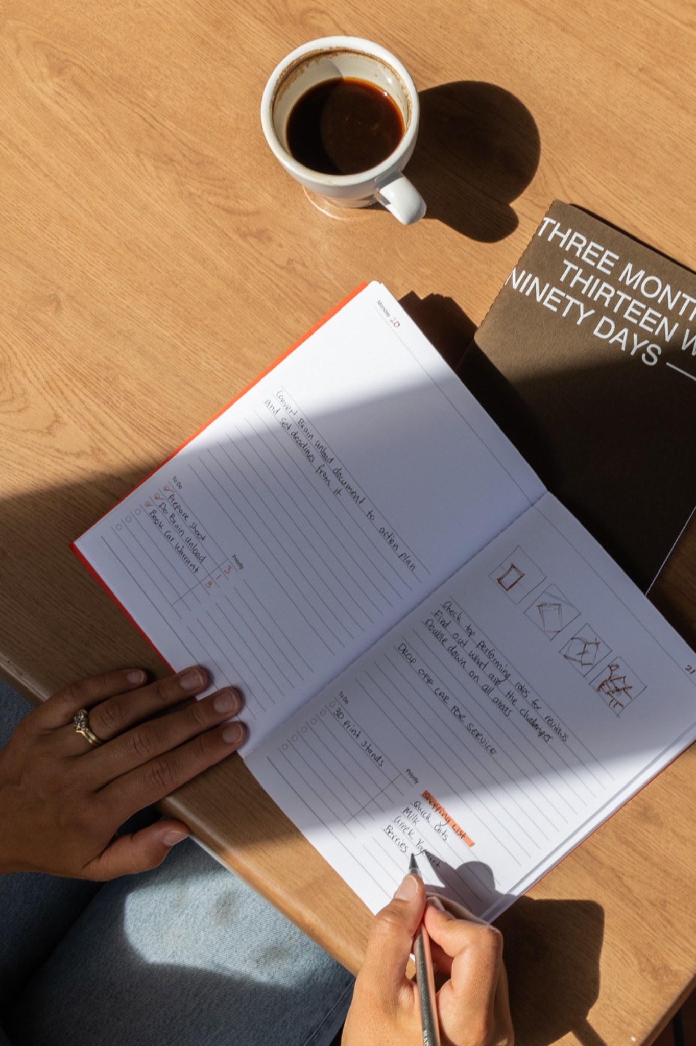 Made of Tomorrow - Three Monthly Planner - Umber
