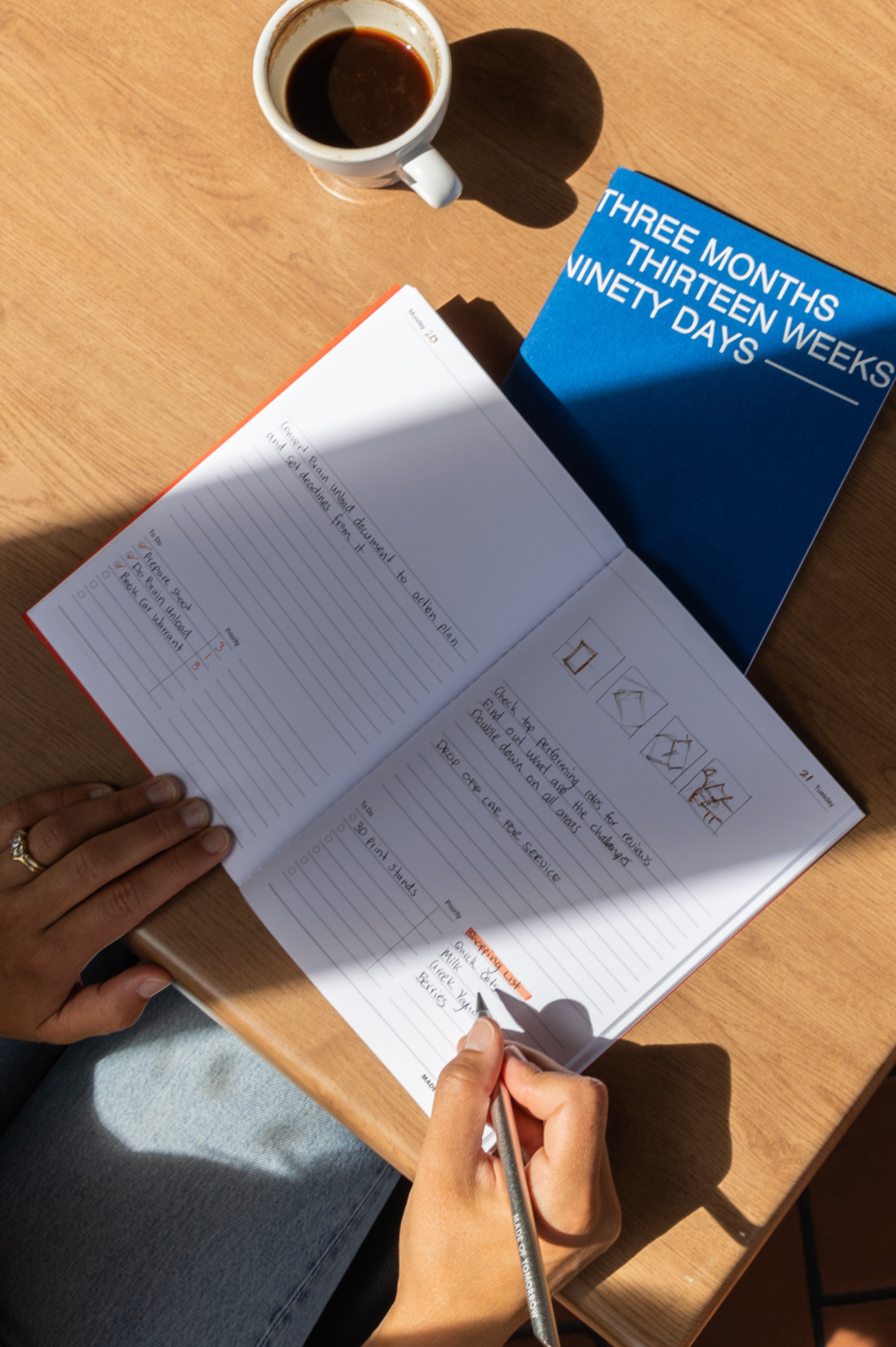 Made of Tomorrow - Three Monthly Planner - Azure