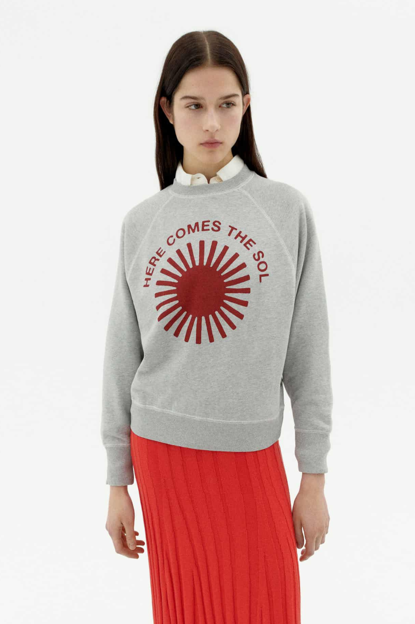 Thinking Mu - Bonnie Sol Retro Sweatshirt - Grey
