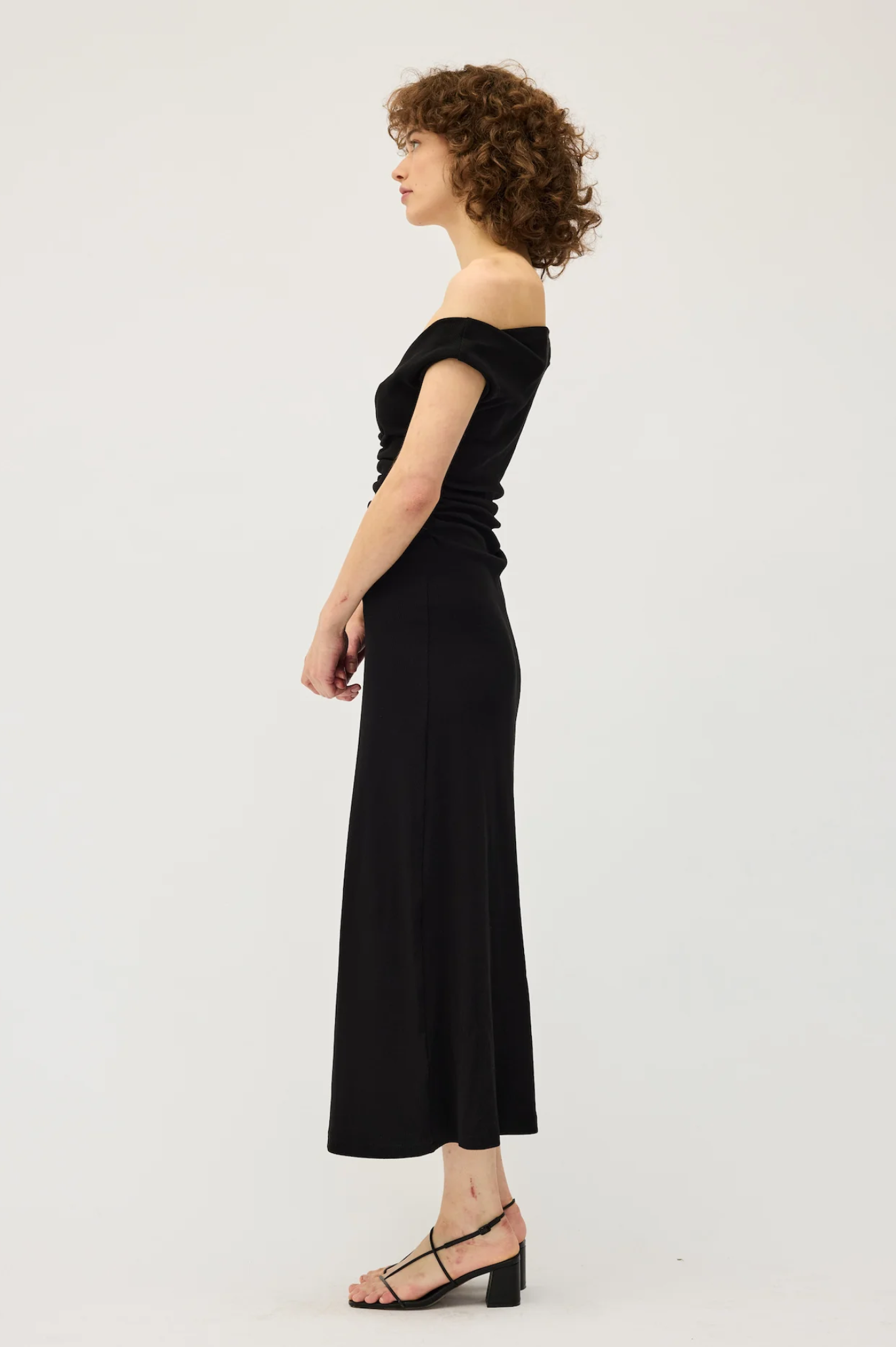 Dominique Healy - Niveah Dress - Black Rib