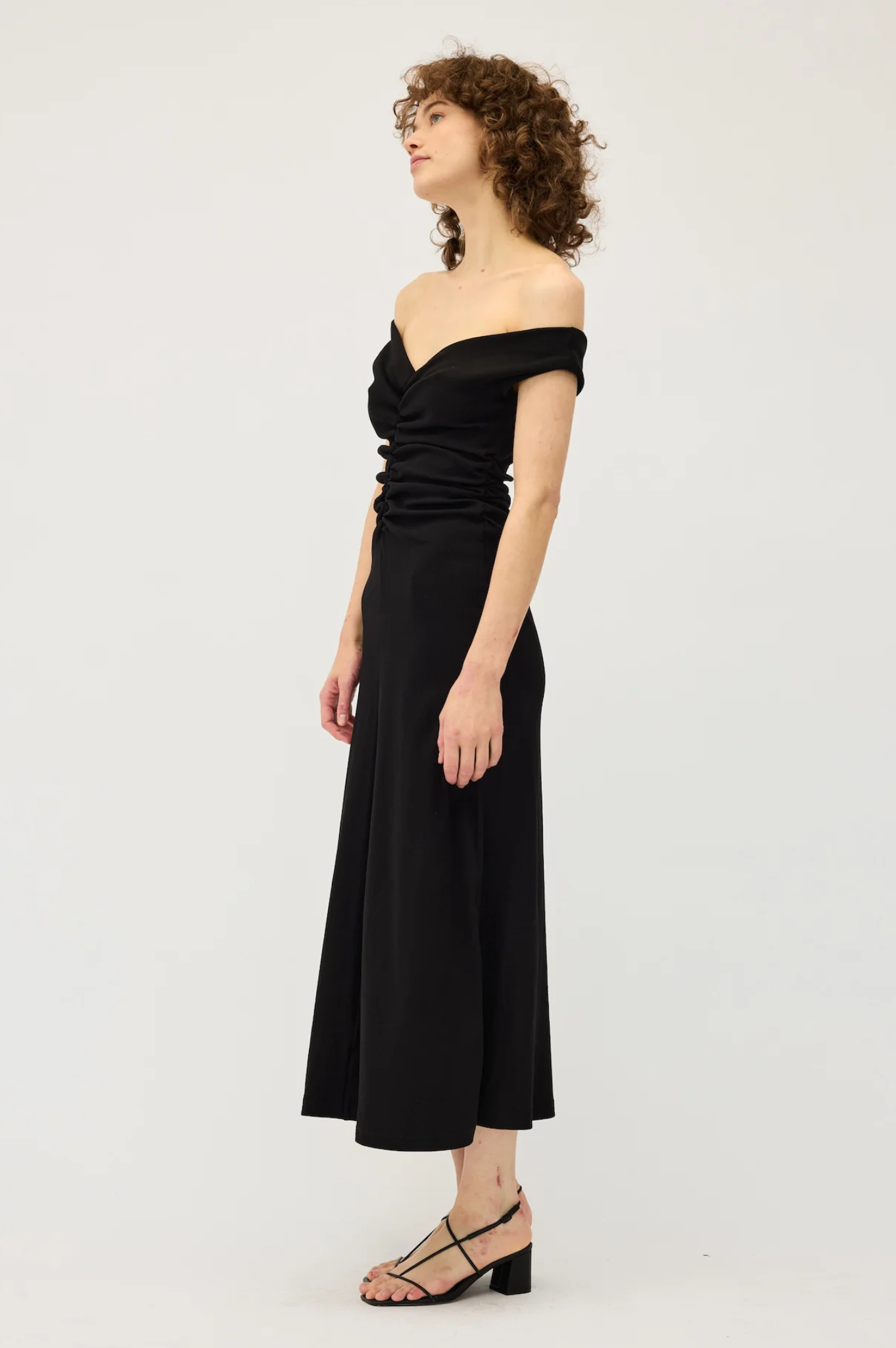 Dominique Healy - Niveah Dress - Black Rib