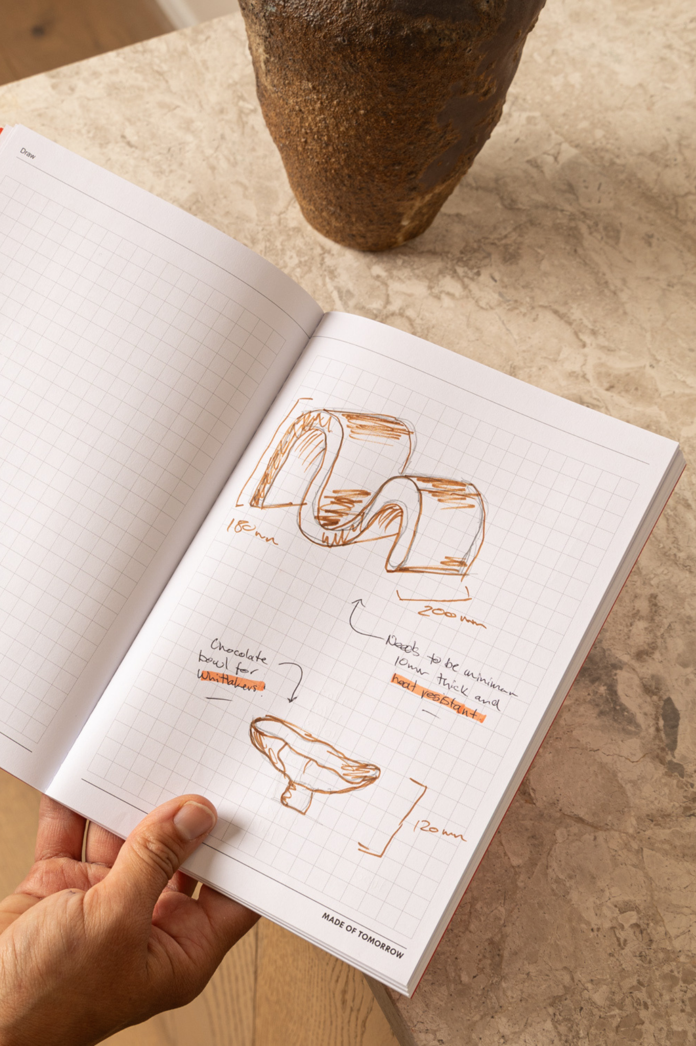 Made of Tomorrow - Three Monthly Planner - Guava