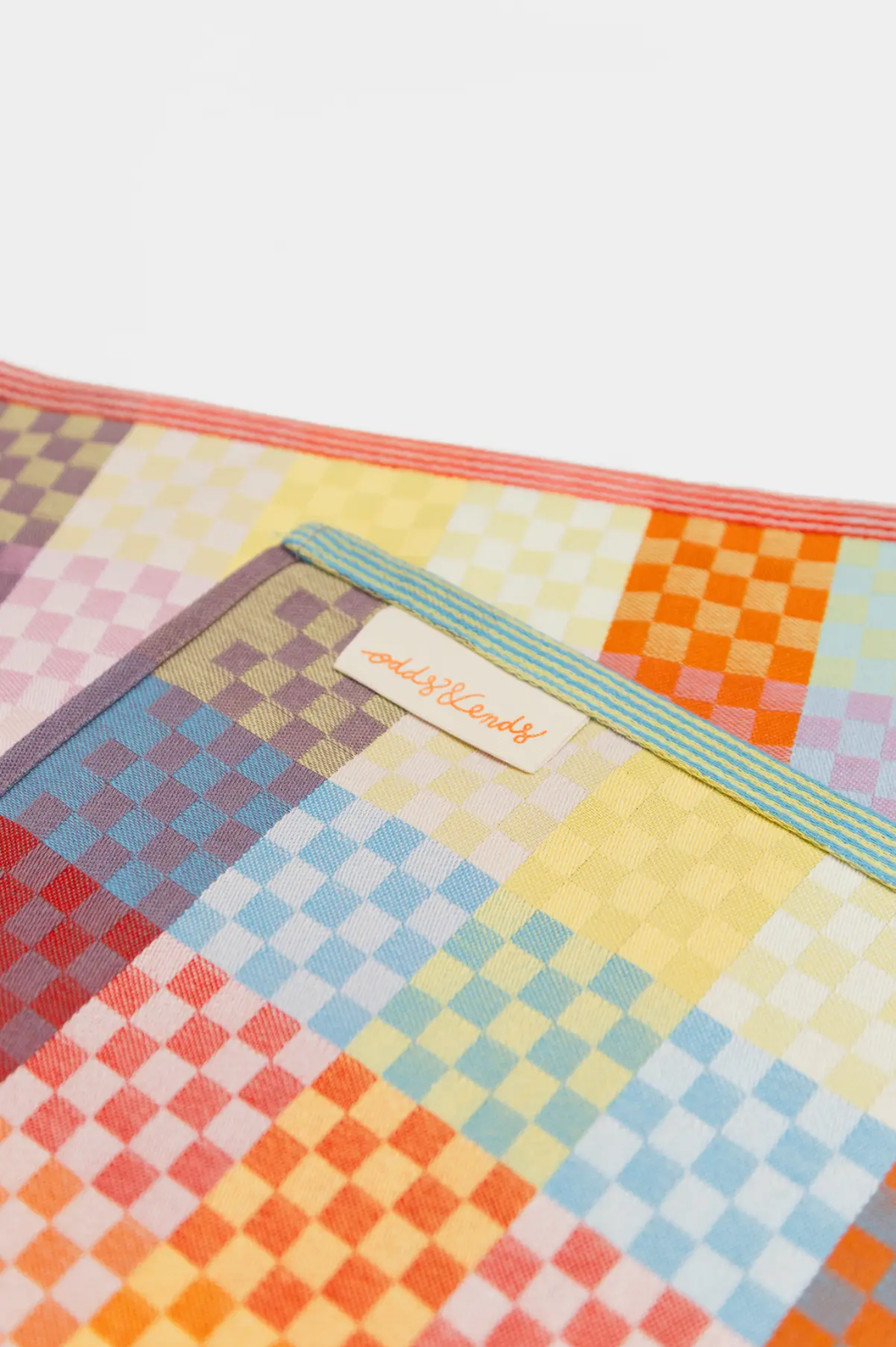 Foekje Fleur - Tea Towel #58A Checkered Check