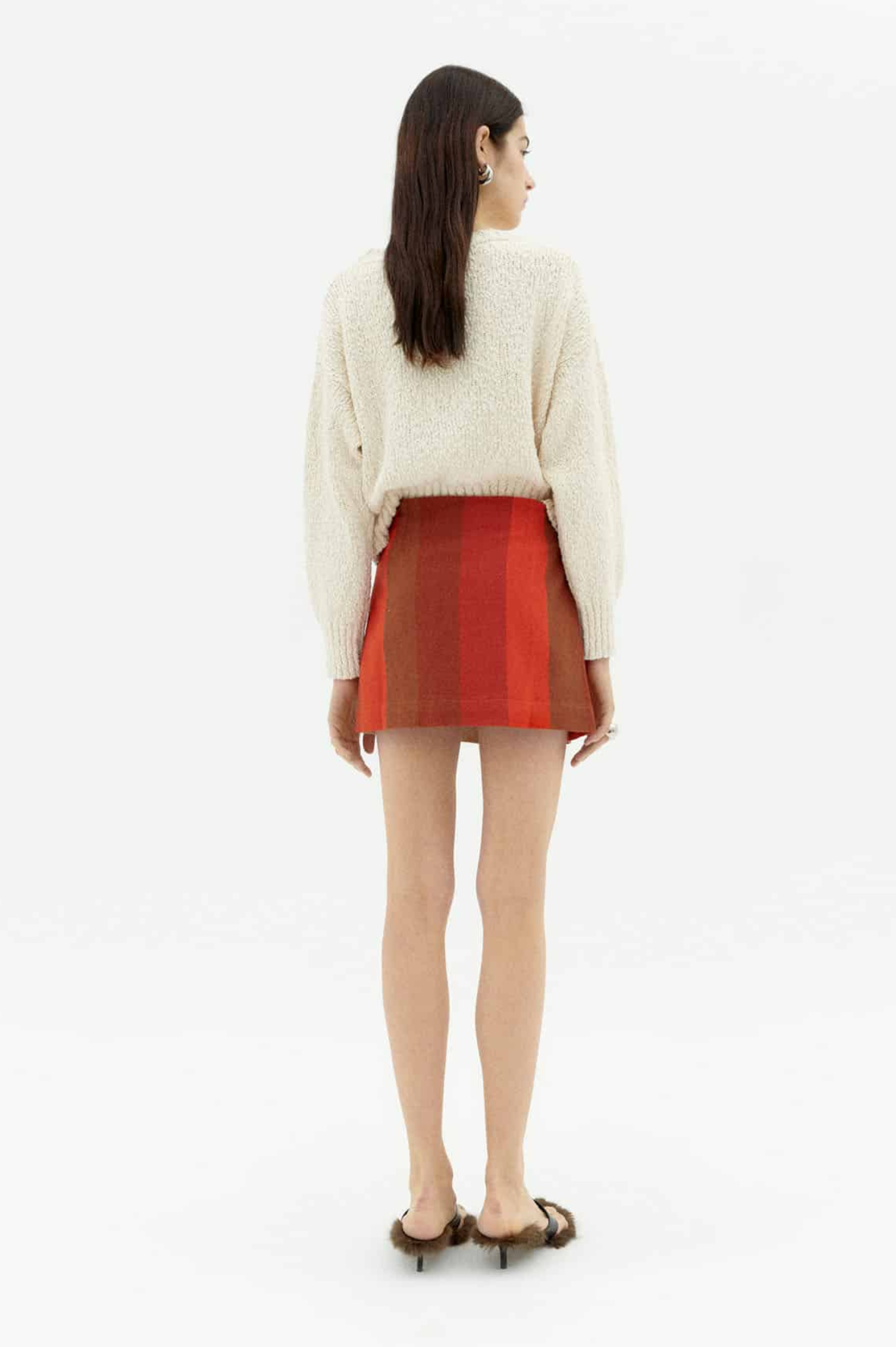 Thinking Mu - Iggy Mini Skirt - Sandfire