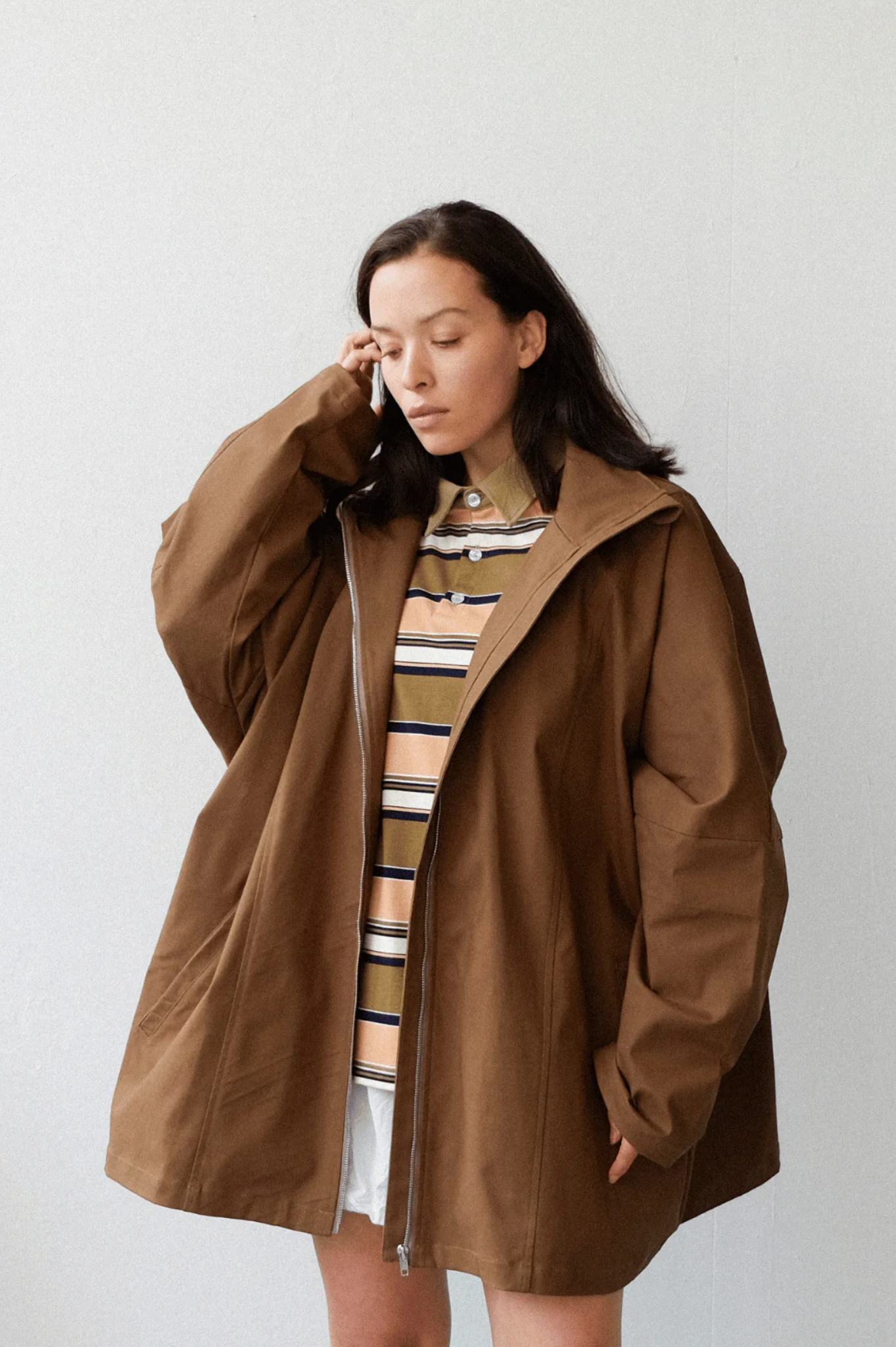 Commonplace - City Twill Jacket - Coffee