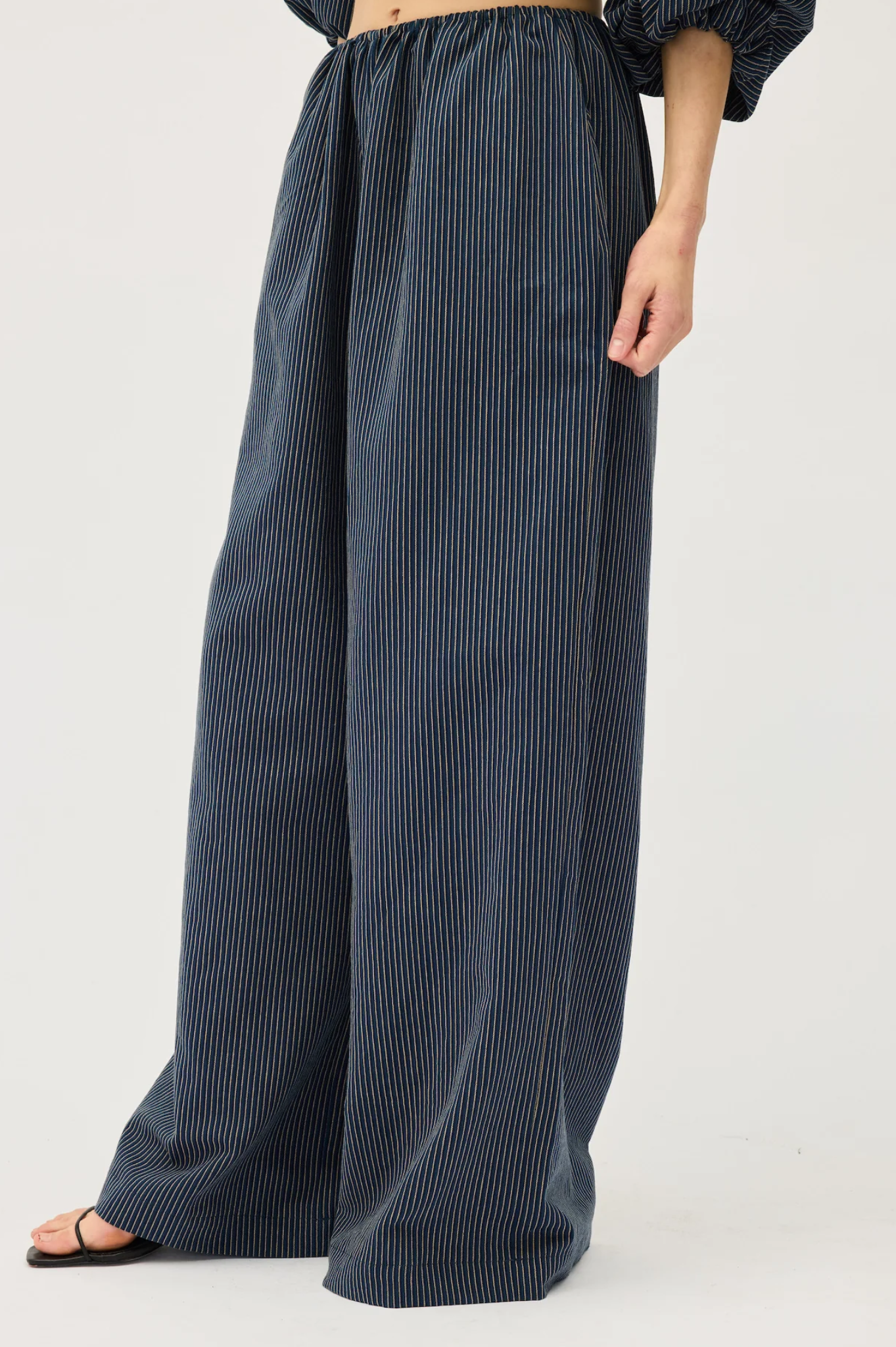 Dominique Healy - Pippa Pant - Navy Stripe