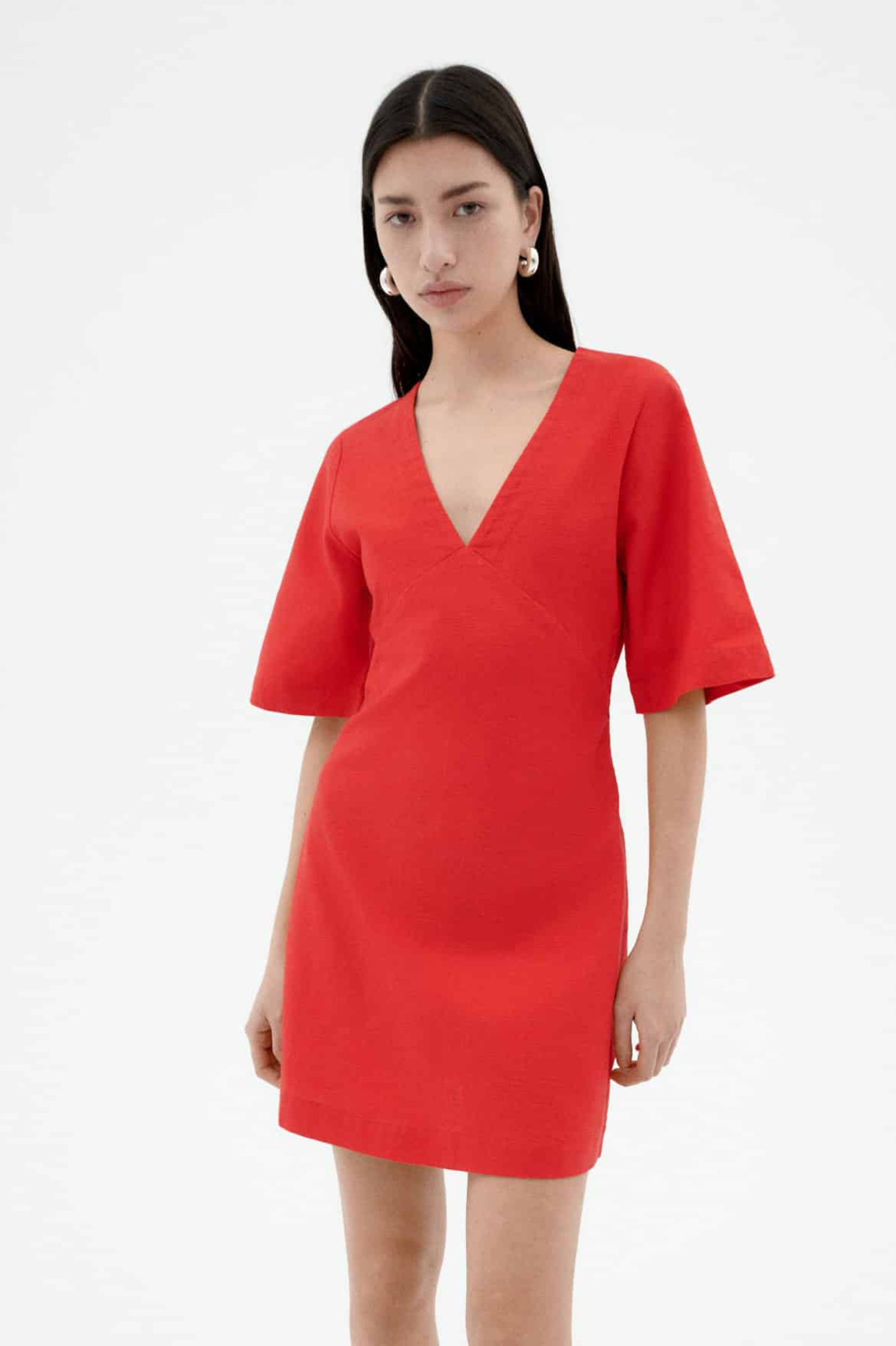 Thinking Mu - Kim Dress - Fiery Red