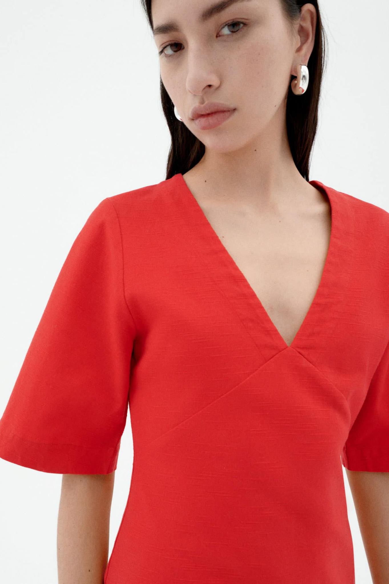 Thinking Mu - Kim Dress - Fiery Red