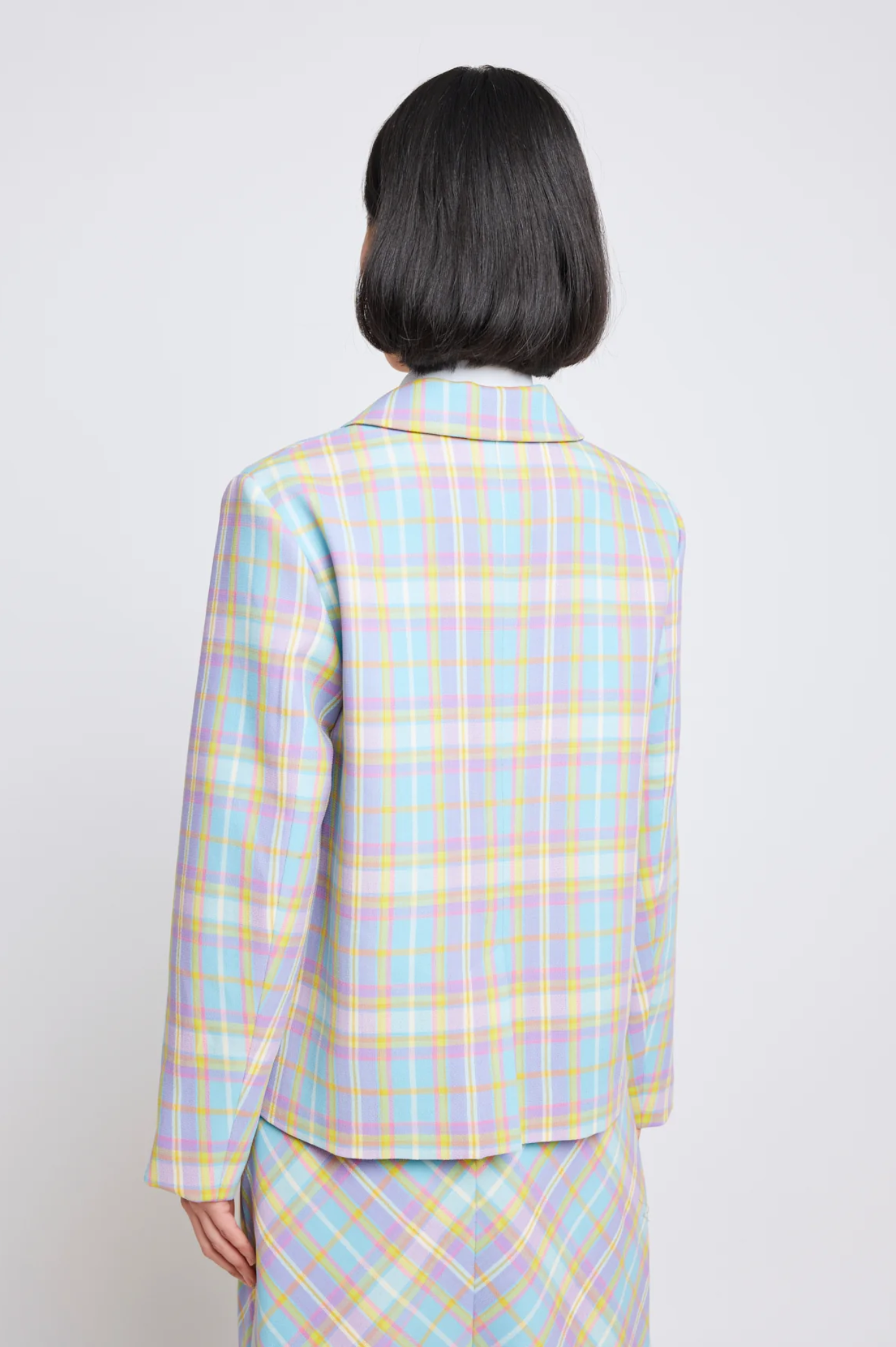 Twenty-Seven Names - Perpetual Motion Jacket - Pastel Check