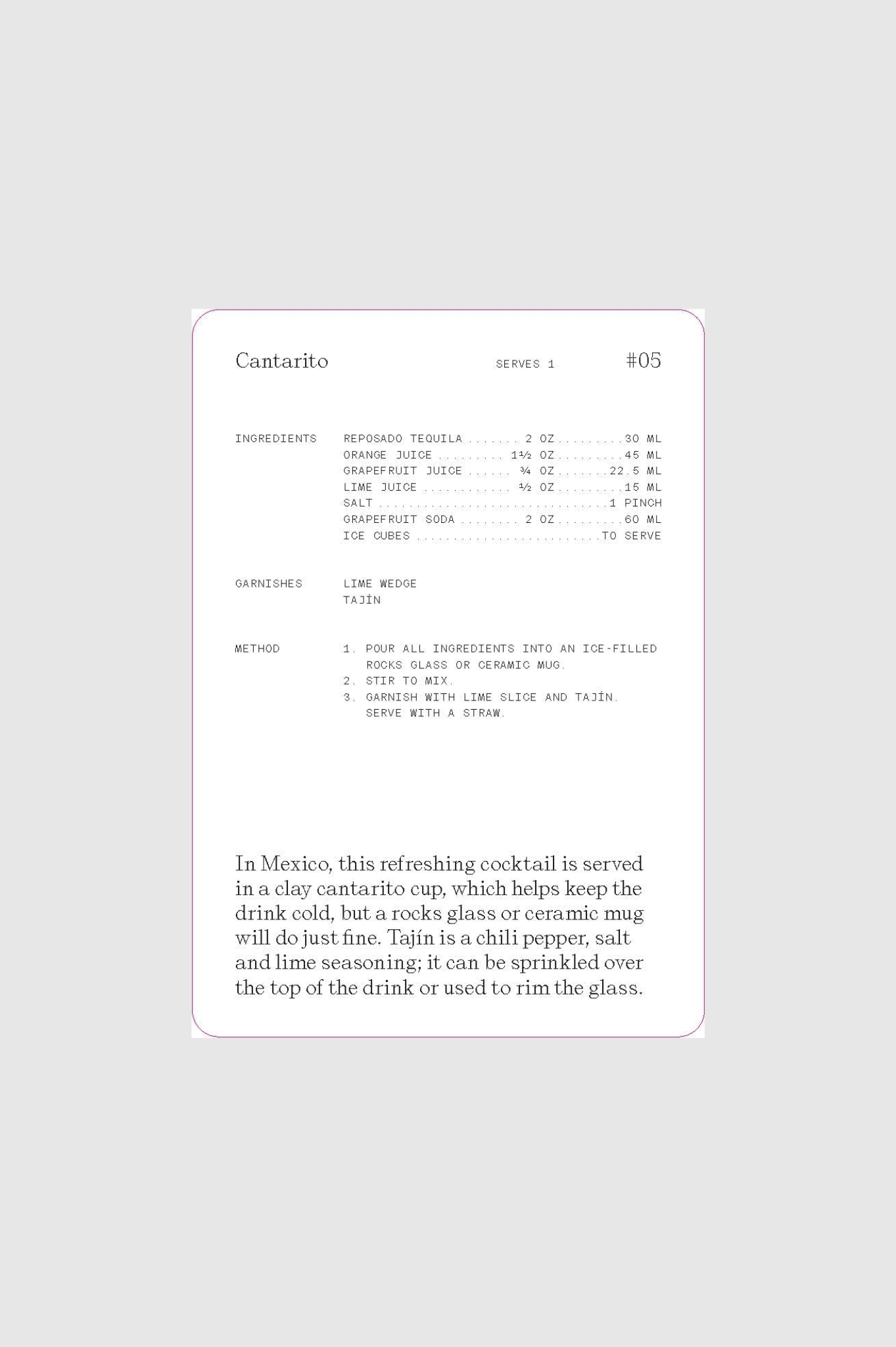 The Cocktail Cabinet: Tequila