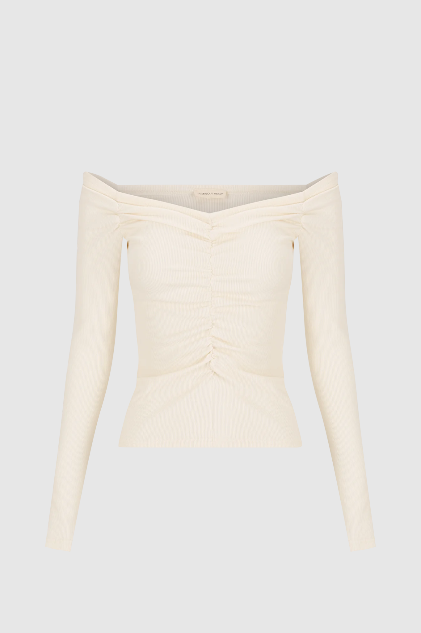 Dominique Healy - Luella Long-Sleeve - Vanilla Rib