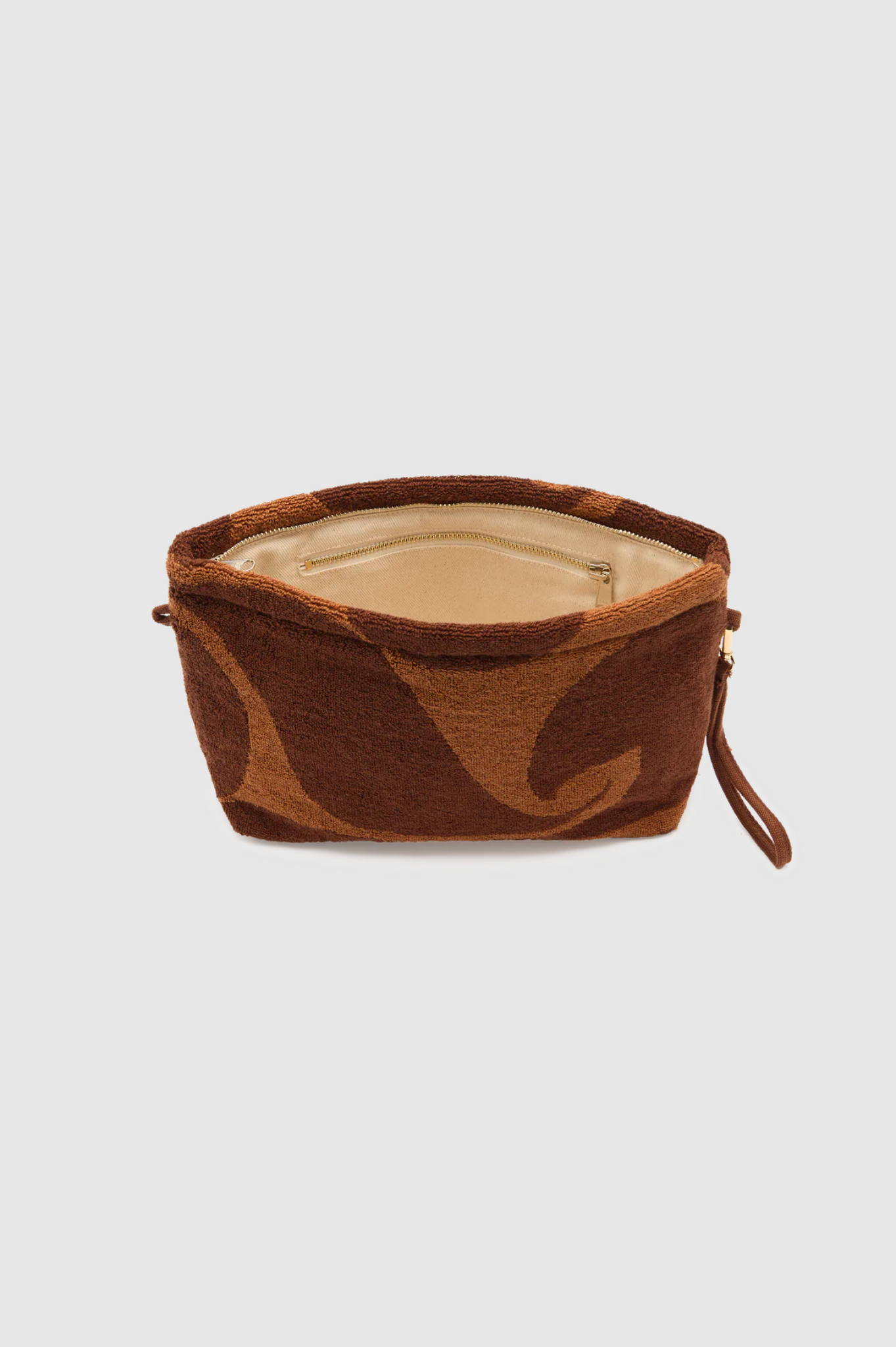 Soleil Soleil - Towelling Pouch - Umber