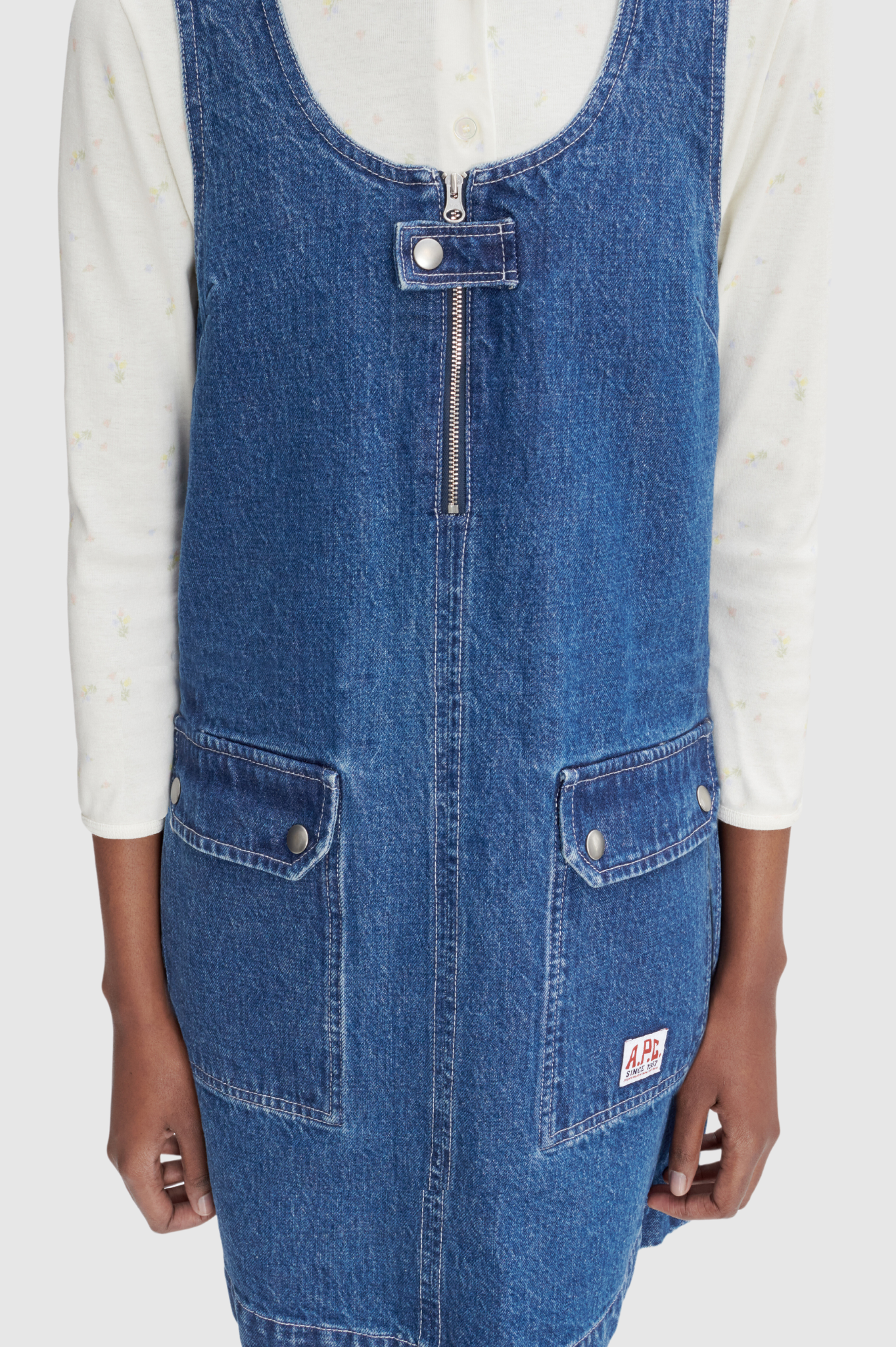 A.P.C - Dominic Dress - Washed Indigo