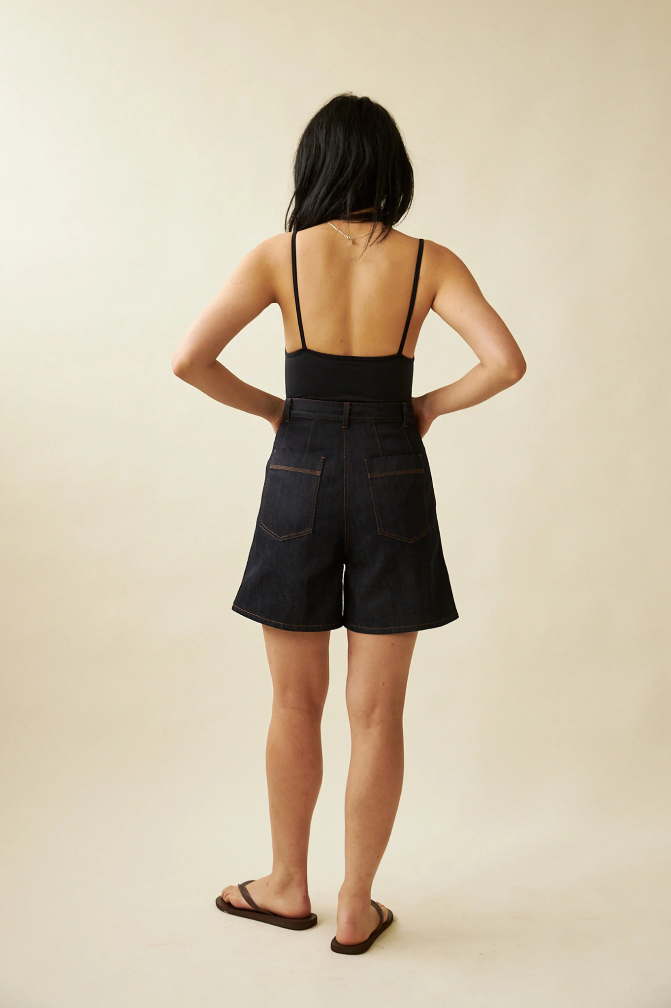 Penny Sage - Freddie Shorts - Indigo Denim