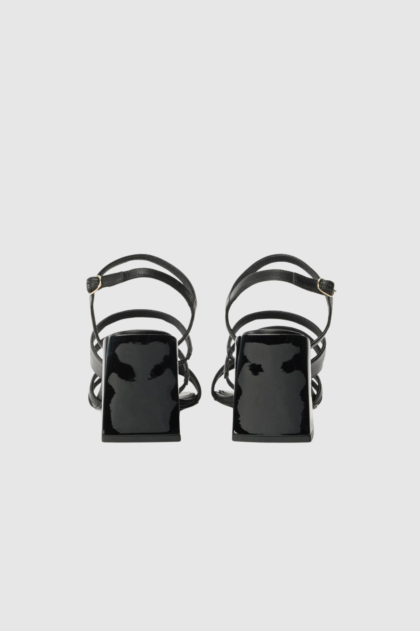 Alohas - Aubrey Leather Sandals - Black