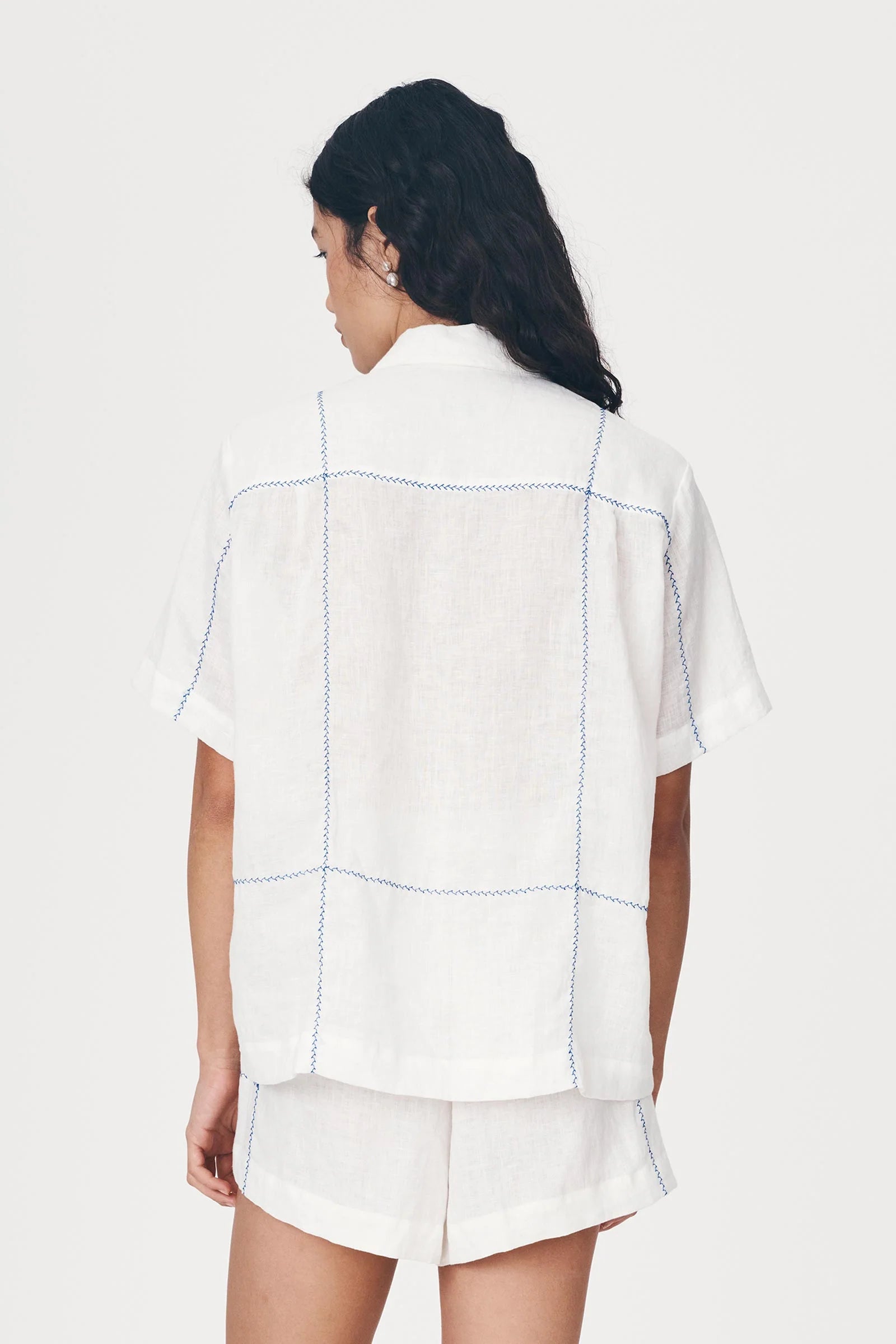 ROWIE - Aries Linen Shirt - Bone