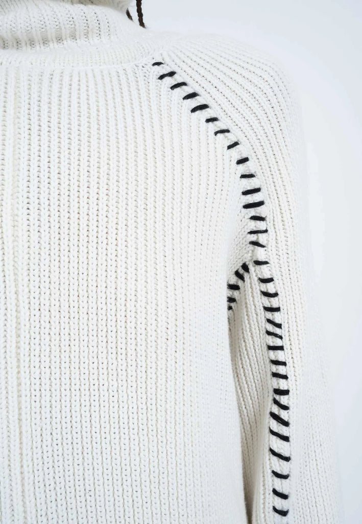 Arthur Apparel - Oversized Stitch Sweater - Off-White
