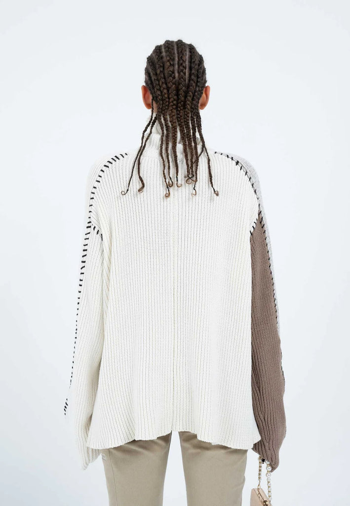Arthur Apparel - Oversized Stitch Sweater - Off-White