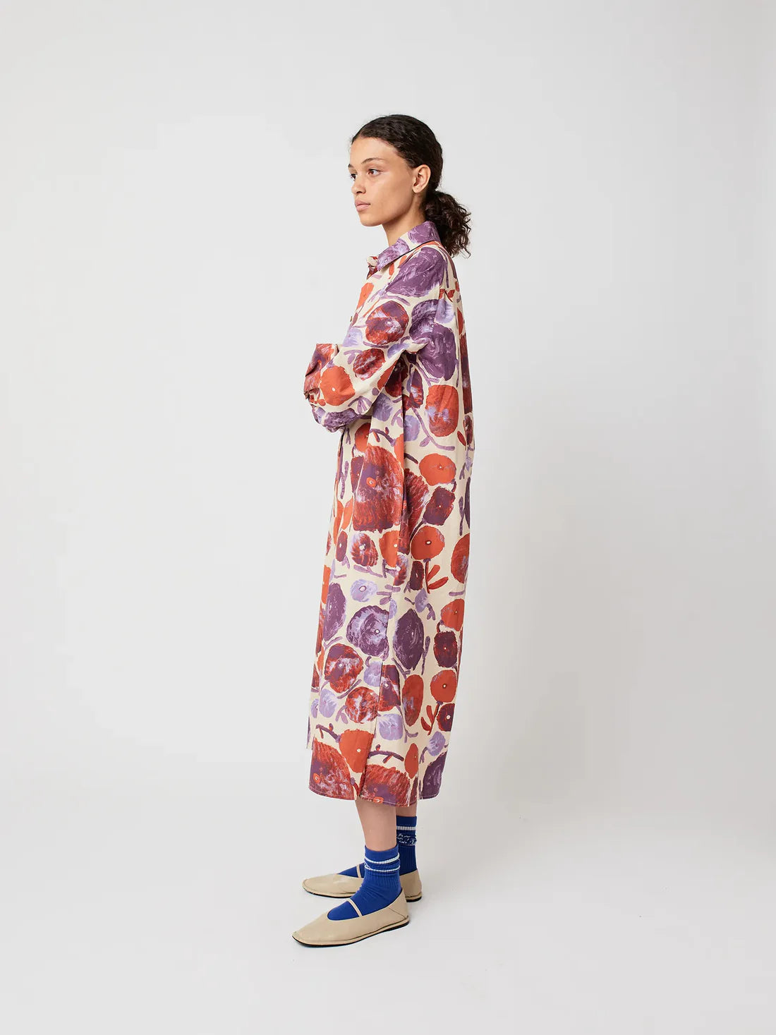 Bobo Choses - Dahlia pattern shirt dress