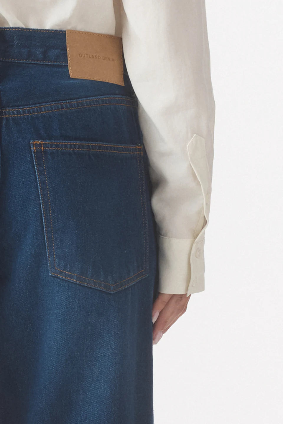 Outland Denim - Rachel Mid Boyfriend Jean - Lake